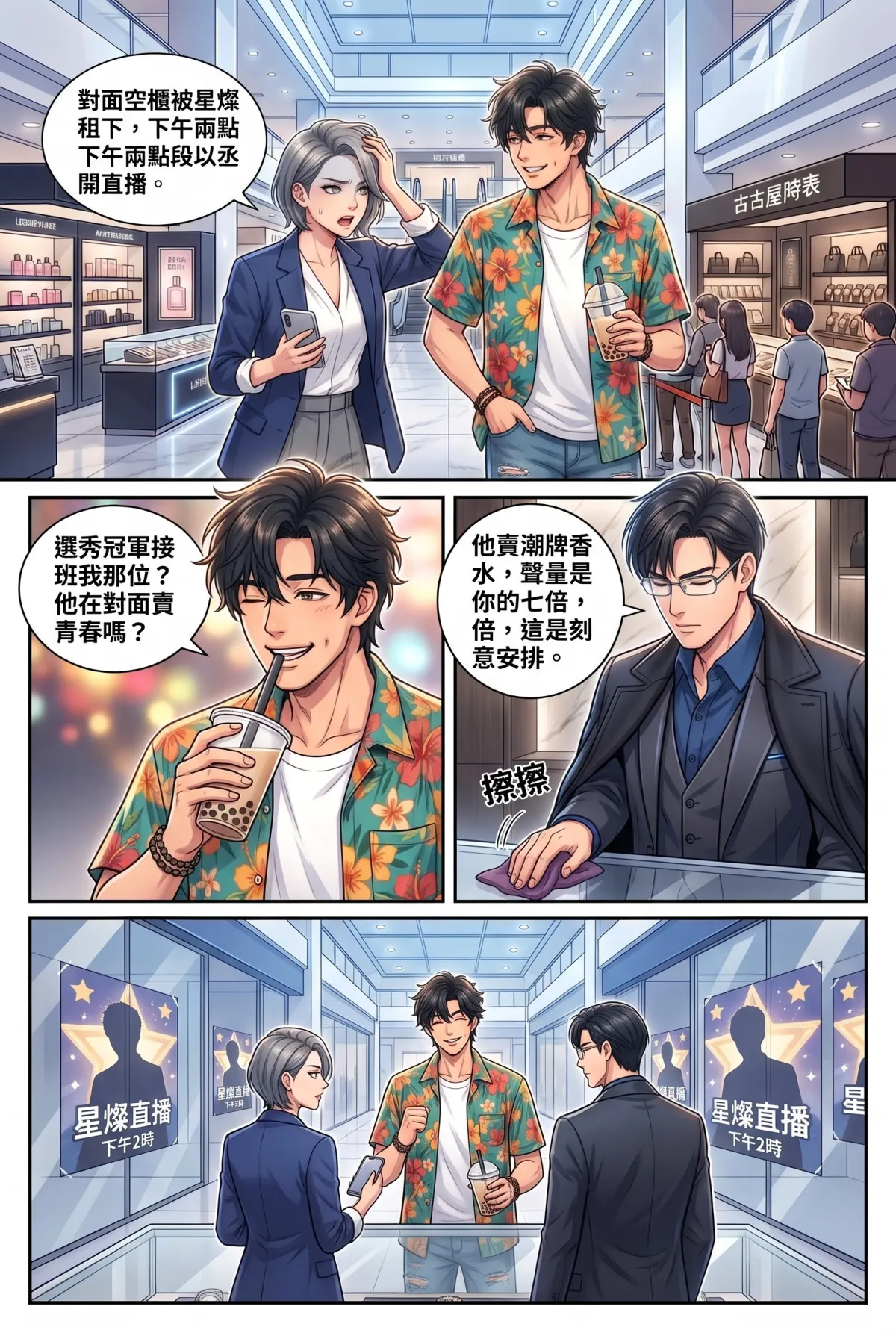 《頂流過氣後，我靠互嗆帶貨爆紅了》 第 6 集　《頂流過氣後，我靠互嗆帶貨爆紅了》 - 新頂流的挑釁 第 3 頁