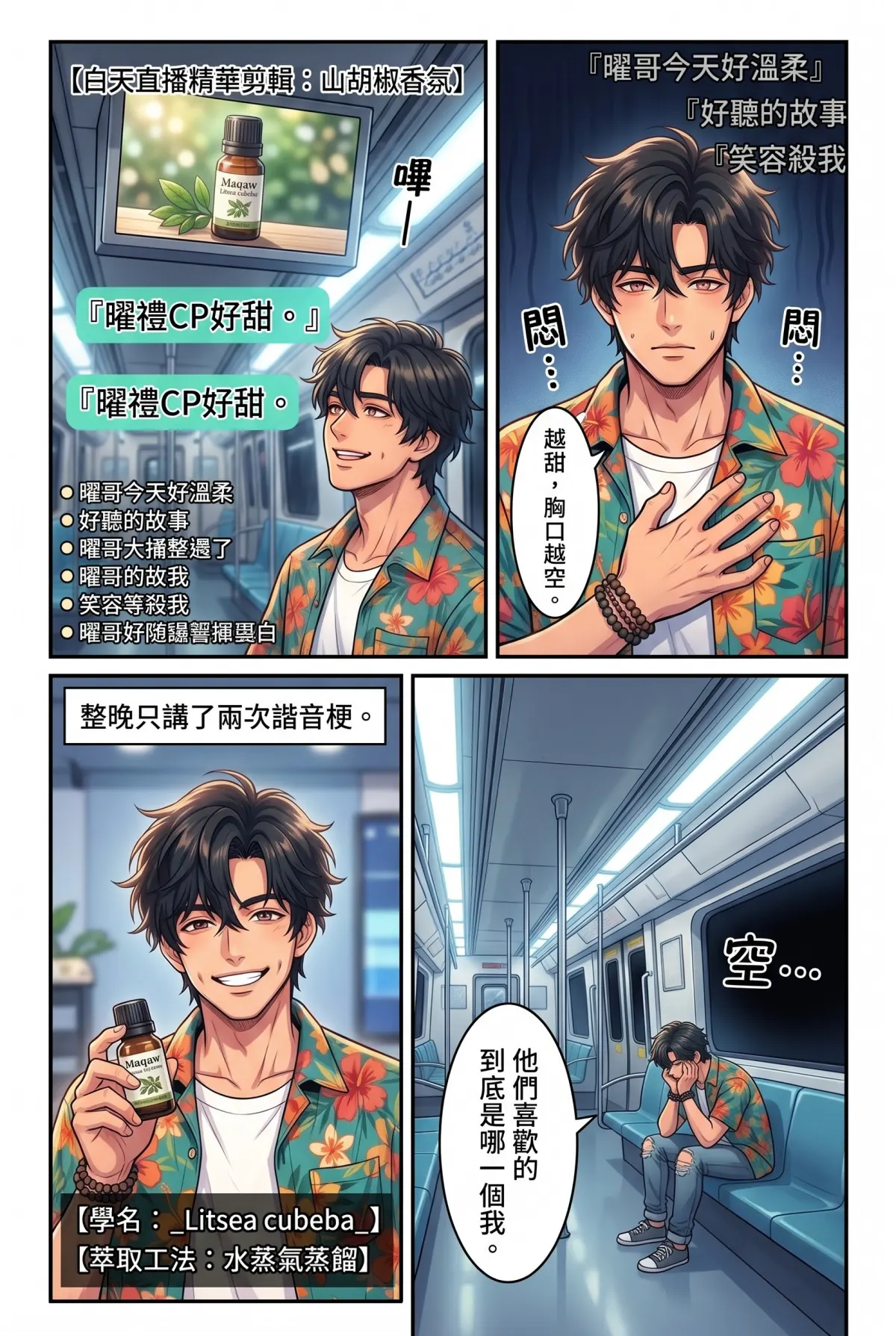 《頂流過氣後，我靠互嗆帶貨爆紅了》 第 8 集　《頂流過氣後，我靠互嗆帶貨爆紅了》 - 深夜咖啡館的真心話 第 4 頁