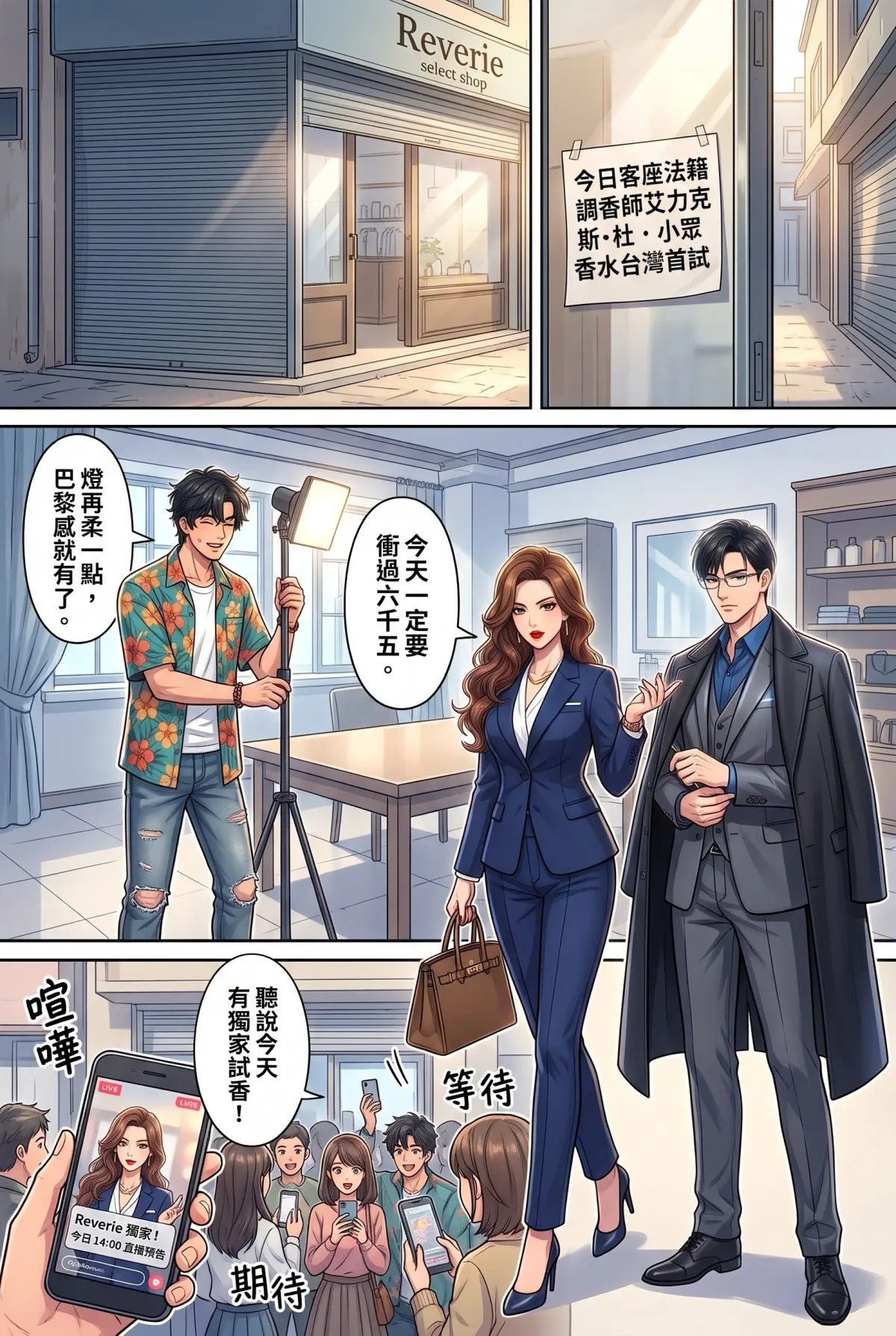 《頂流過氣後，我靠互嗆帶貨爆紅了》 第 10 集　《頂流過氣後，我靠互嗆帶貨爆紅了》 - 艾力克斯的香水難題 第 3 頁