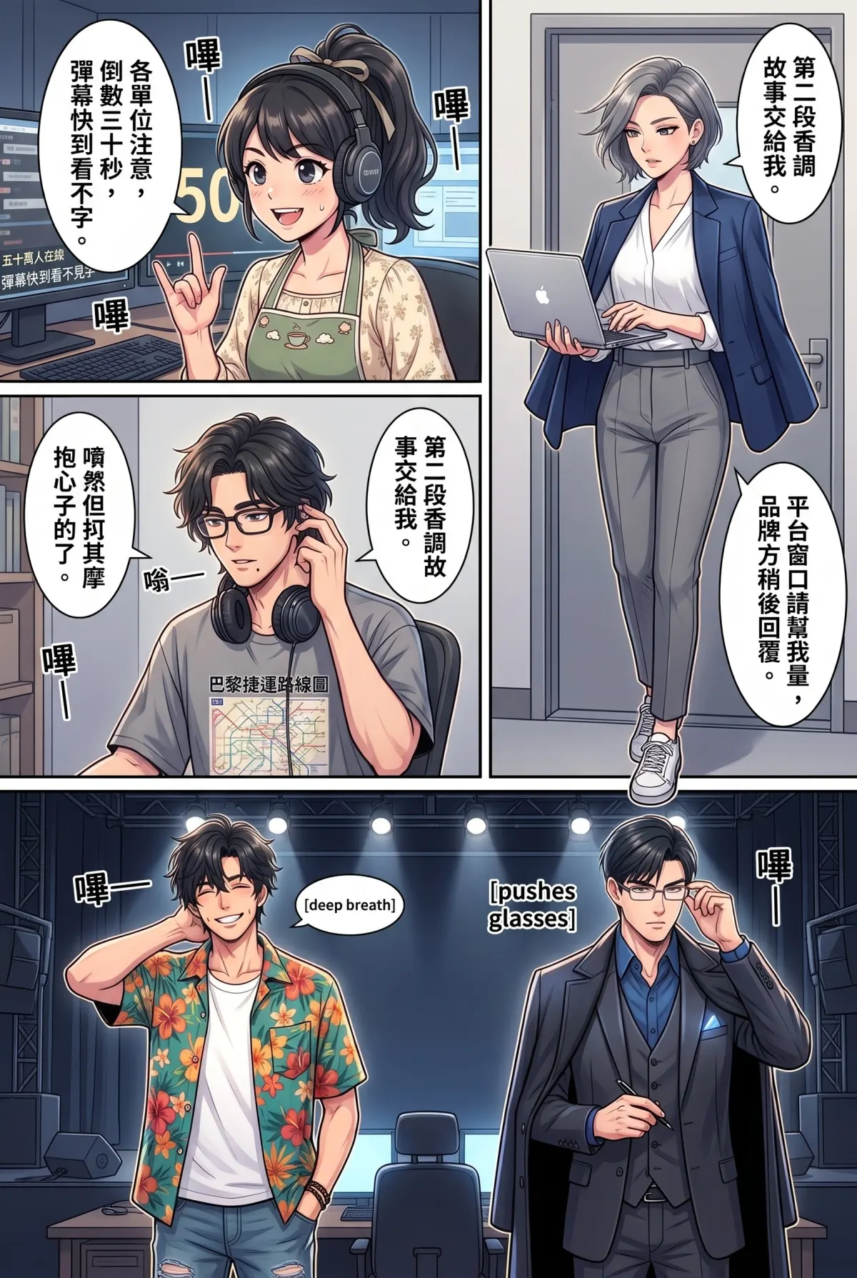《頂流過氣後，我靠互嗆帶貨爆紅了》 第 11 集　《頂流過氣後，我靠互嗆帶貨爆紅了》 - 百萬直播的斷線危機 第 6 頁