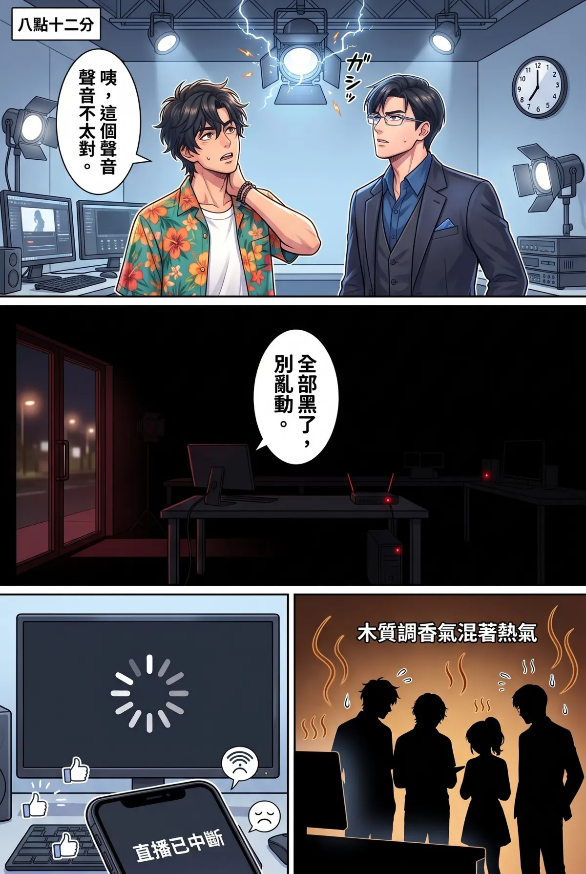 《頂流過氣後，我靠互嗆帶貨爆紅了》 第 11 集　《頂流過氣後，我靠互嗆帶貨爆紅了》 - 百萬直播的斷線危機 第 8 頁