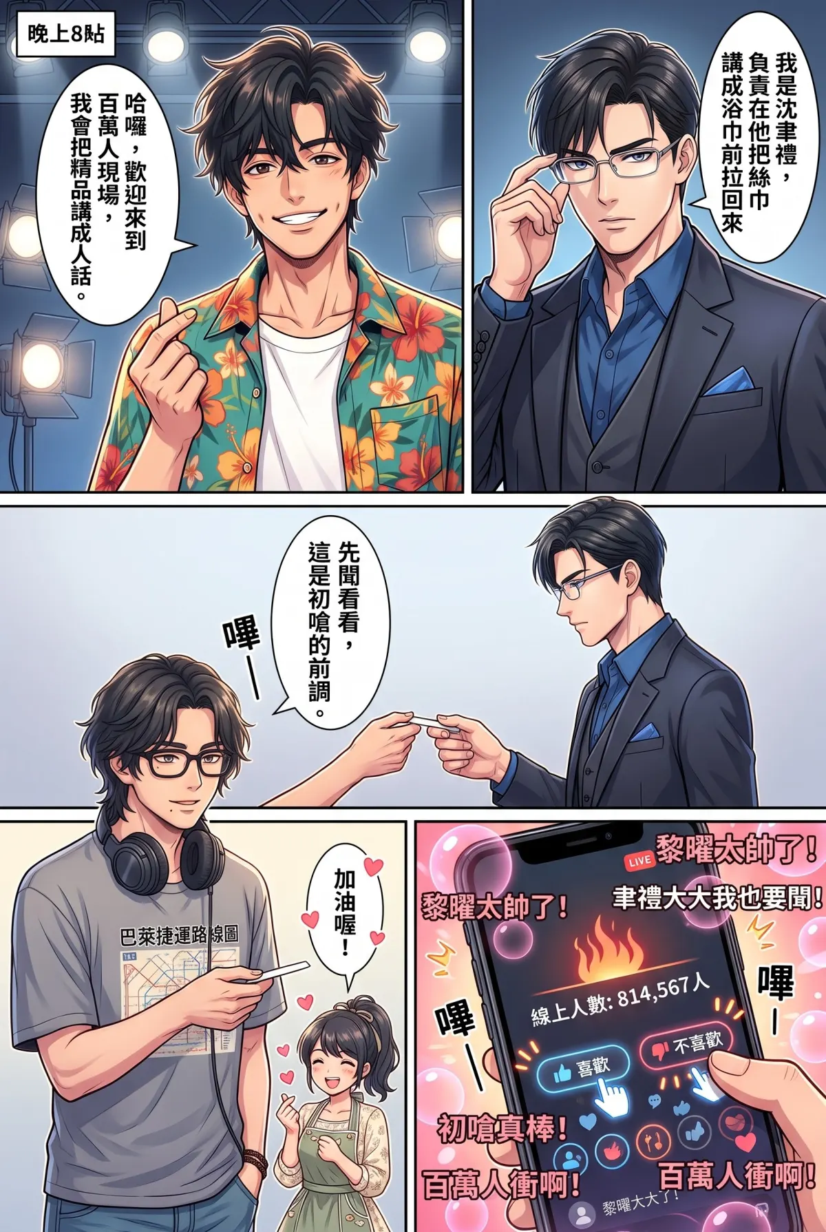 《頂流過氣後，我靠互嗆帶貨爆紅了》 第 11 集　《頂流過氣後，我靠互嗆帶貨爆紅了》 - 百萬直播的斷線危機 第 7 頁