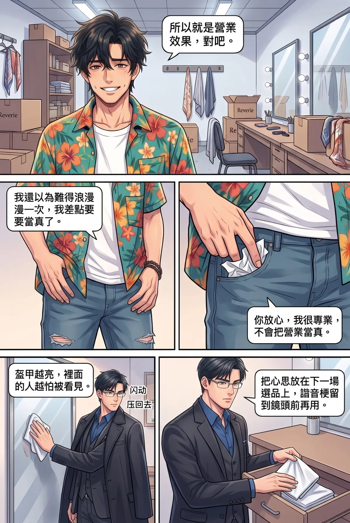 《頂流過氣後，我靠互嗆帶貨爆紅了》 第 12 集　《頂流過氣後，我靠互嗆帶貨爆紅了》 - 營業還是心動 第 9 頁