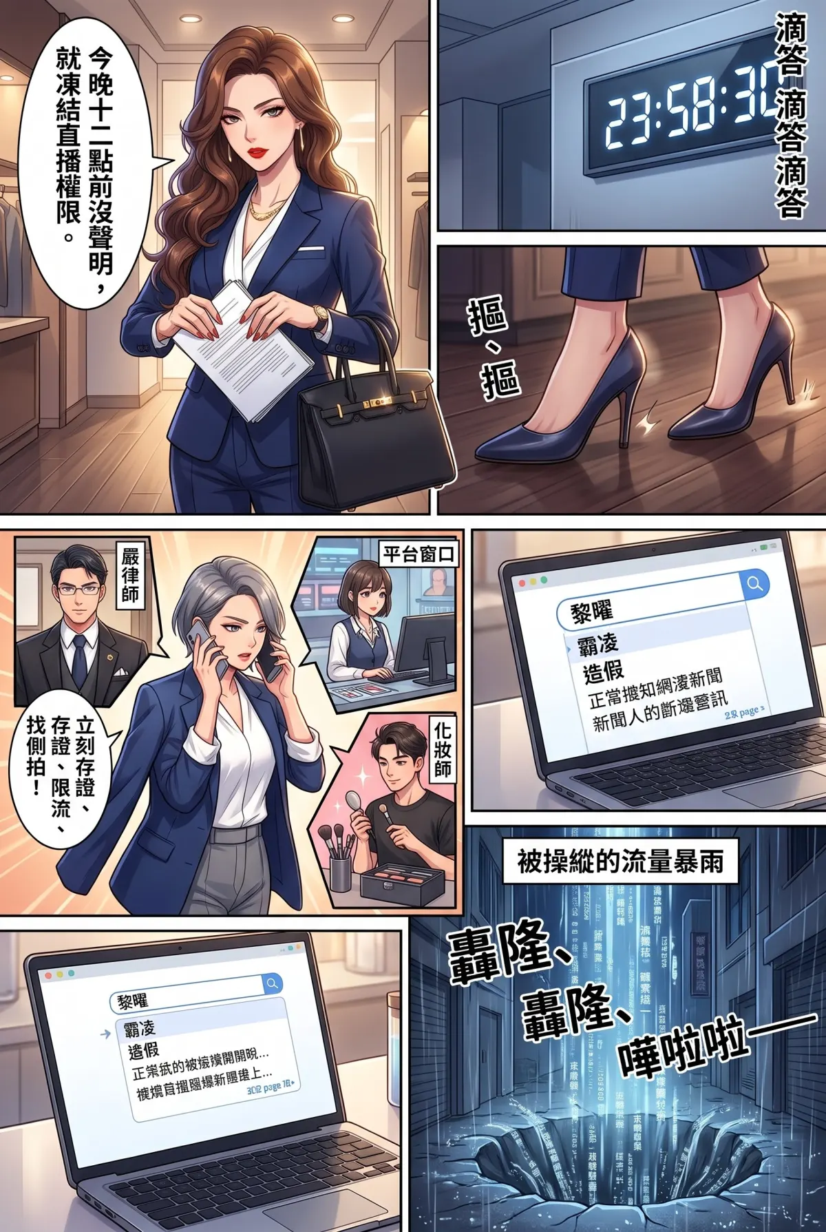 《頂流過氣後，我靠互嗆帶貨爆紅了》 第 13 集　《頂流過氣後，我靠互嗆帶貨爆紅了》 - 熱搜炎上與封殺令 第 9 頁