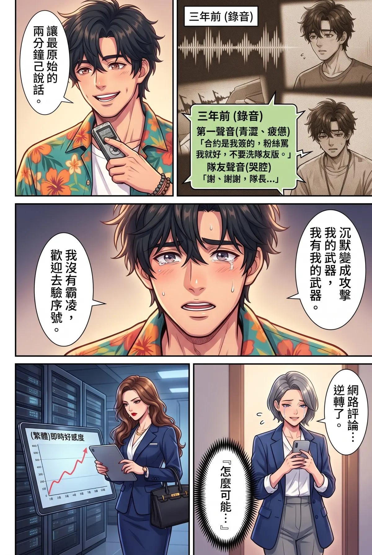 《頂流過氣後，我靠互嗆帶貨爆紅了》 第 14 集　《頂流過氣後，我靠互嗆帶貨爆紅了》 - 不按腳本的告白直播 第 12 頁