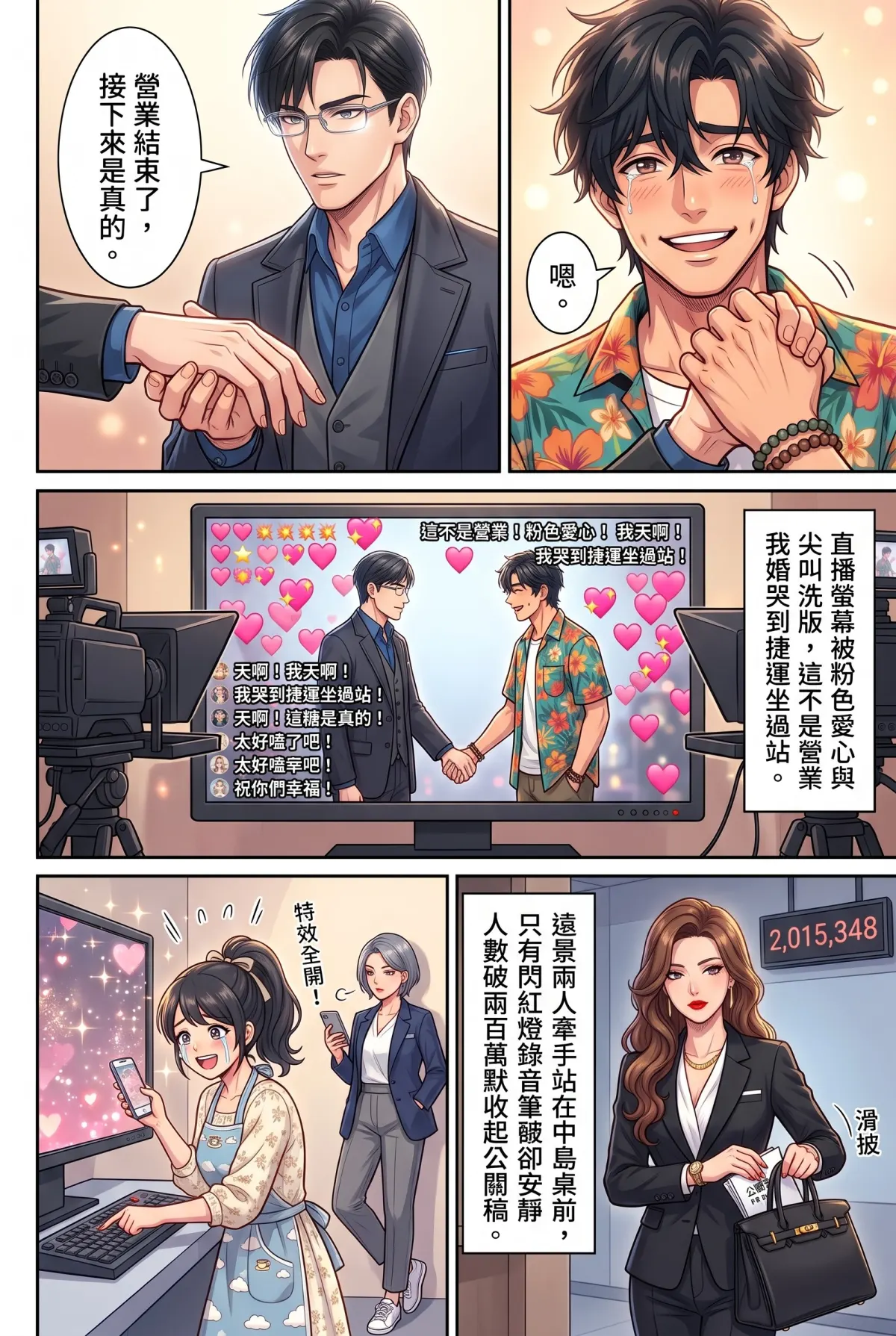 《頂流過氣後，我靠互嗆帶貨爆紅了》 第 14 集　《頂流過氣後，我靠互嗆帶貨爆紅了》 - 不按腳本的告白直播 第 15 頁