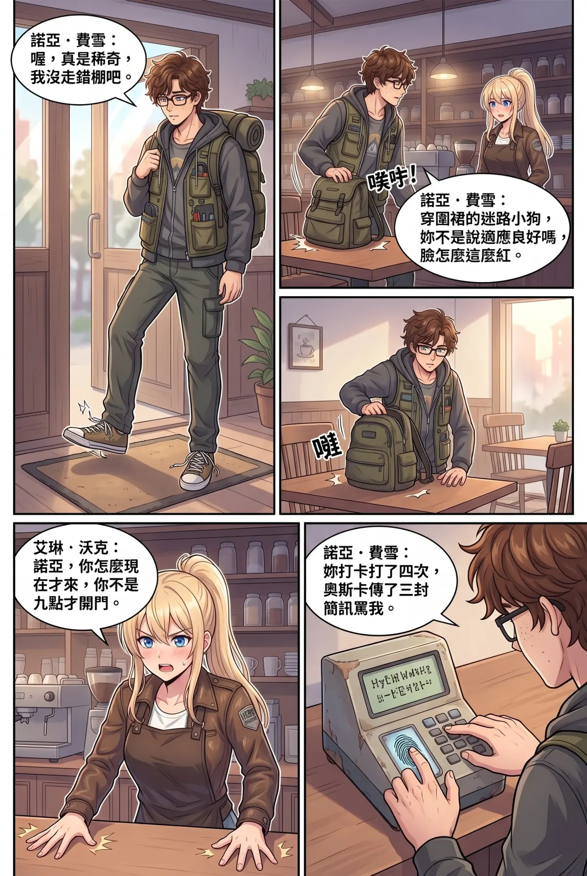 失能的極光隊長，今天也在後巷咖啡廳裝路人 第 3 集　失能的極光隊長，今天也在後巷咖啡廳裝路人 - 後巷庇護所嘴砲條款 第 4 頁