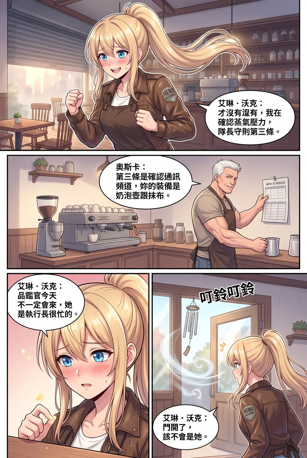 失能的極光隊長，今天也在後巷咖啡廳裝路人 第 3 集　失能的極光隊長，今天也在後巷咖啡廳裝路人 - 後巷庇護所嘴砲條款 第 3 頁