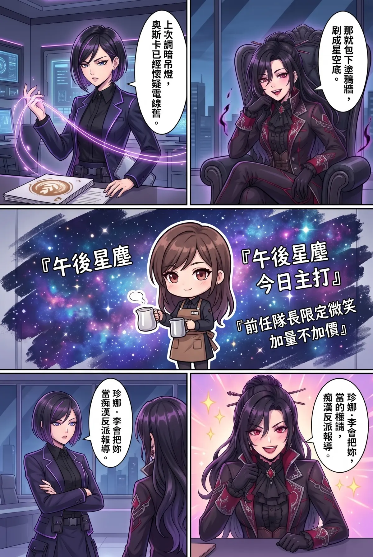 失能的極光隊長，今天也在後巷咖啡廳裝路人 第 5 集　失能的極光隊長，今天也在後巷咖啡廳裝路人 - 霸總反派的追求筆記 第 7 頁
