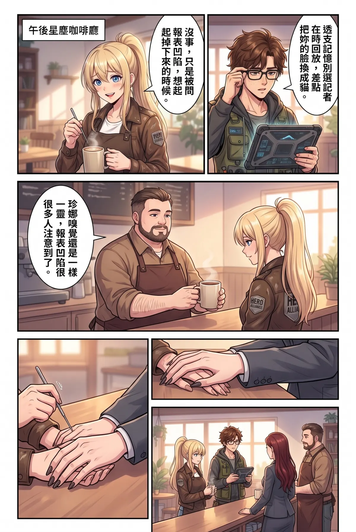 失能的極光隊長，今天也在後巷咖啡廳裝路人 第 8 集　失能的極光隊長，今天也在後巷咖啡廳裝路人 - 記者的嗅覺 第 15 頁