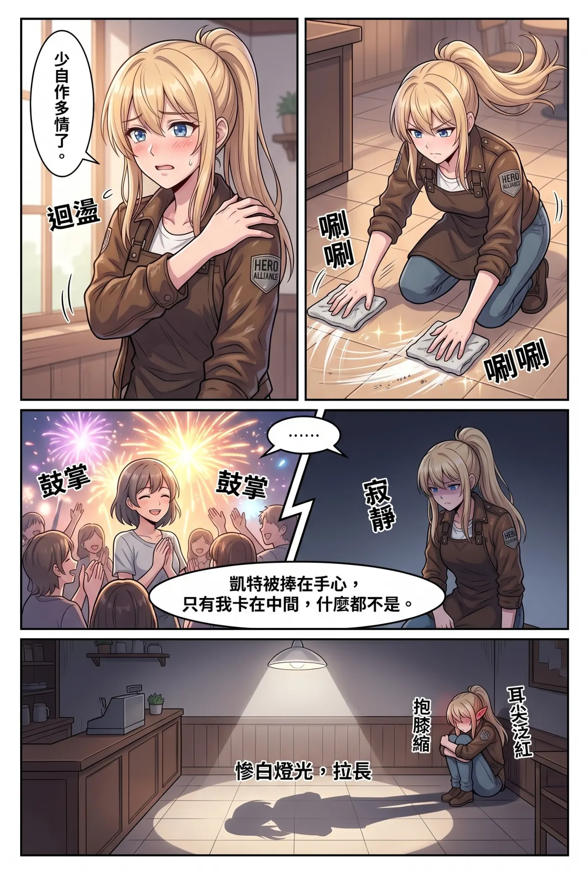 失能的極光隊長，今天也在後巷咖啡廳裝路人 第 13 集　失能的極光隊長，今天也在後巷咖啡廳裝路人 - 不再被需要的光 第 4 頁