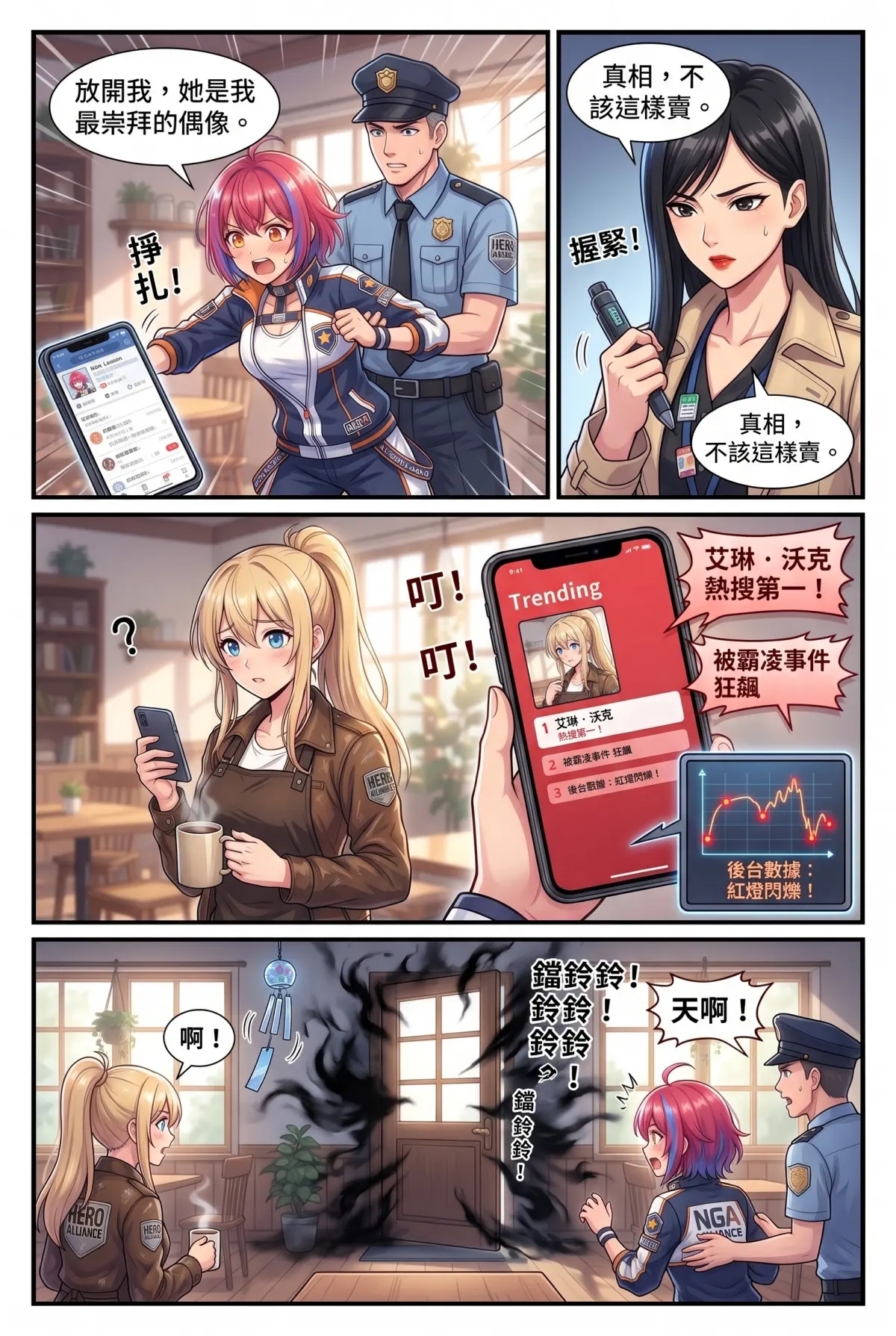 失能的極光隊長，今天也在後巷咖啡廳裝路人 第 15 集　失能的極光隊長，今天也在後巷咖啡廳裝路人 - 直播陷阱 第 9 頁