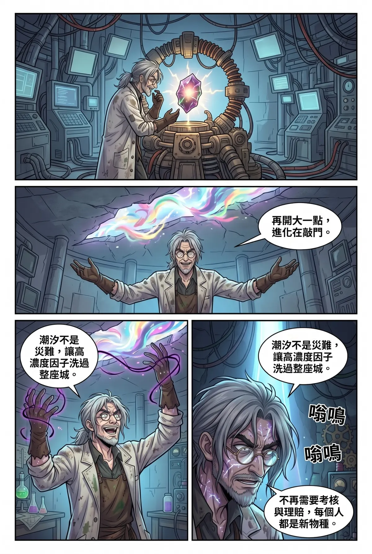 失能的極光隊長，今天也在後巷咖啡廳裝路人 第 16 集　失能的極光隊長，今天也在後巷咖啡廳裝路人 - 裂縫再開 第 10 頁
