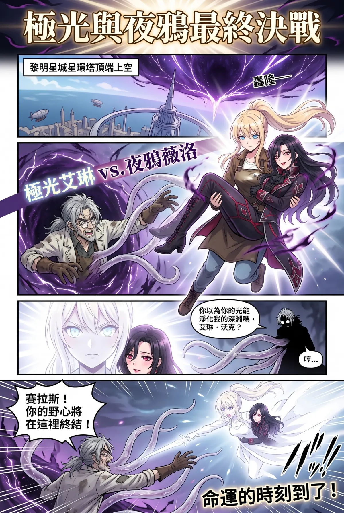失能的極光隊長，今天也在後巷咖啡廳裝路人 第 19 集　失能的極光隊長，今天也在後巷咖啡廳裝路人 - 破曉再臨 第 1 頁