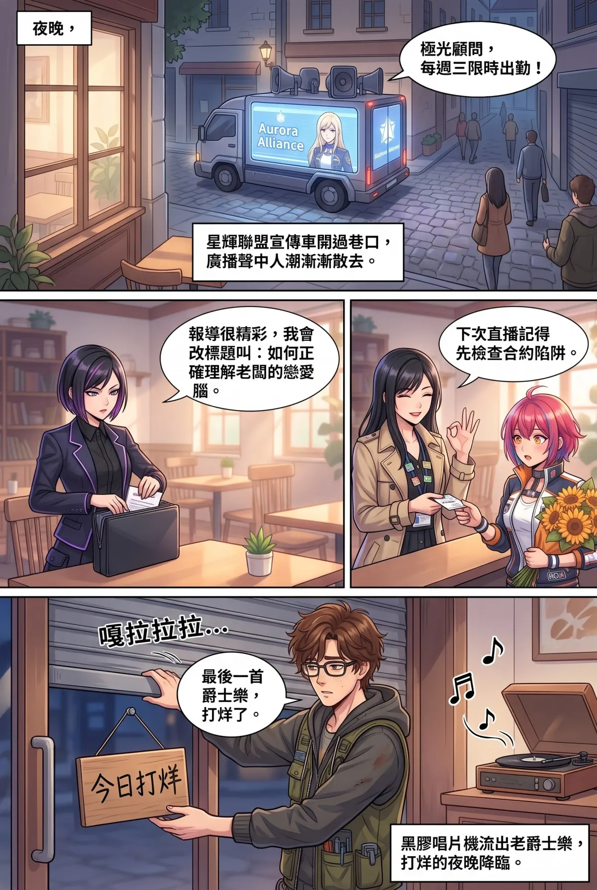 失能的極光隊長，今天也在後巷咖啡廳裝路人 第 20 集　失能的極光隊長，今天也在後巷咖啡廳裝路人 - 午後星塵的日常 第 12 頁