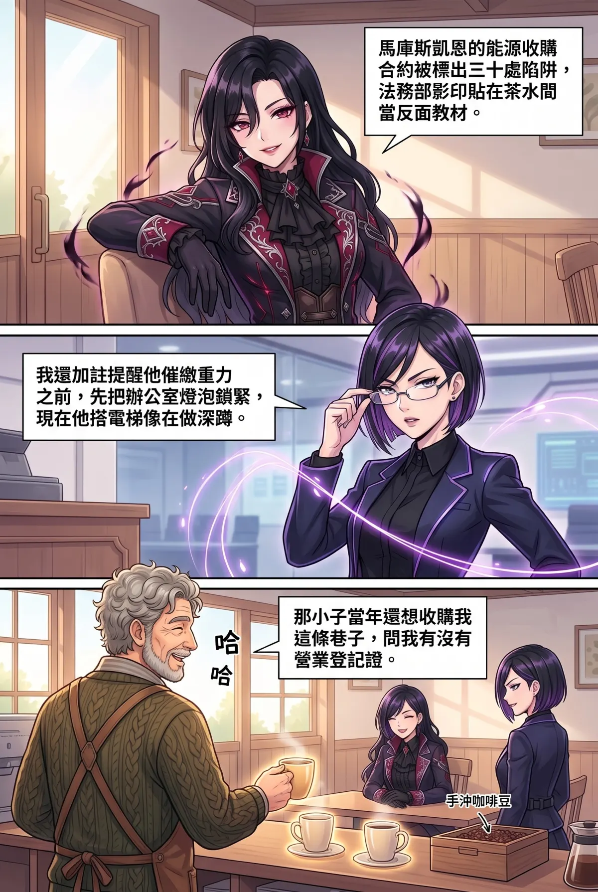 失能的極光隊長，今天也在後巷咖啡廳裝路人 第 20 集　失能的極光隊長，今天也在後巷咖啡廳裝路人 - 午後星塵的日常 第 6 頁
