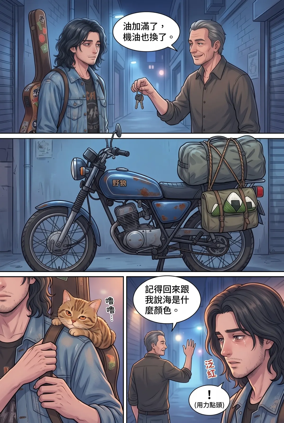 《太平洋公路：破吉他與信號槍的午後》 第 1 集　《太平洋公路：破吉他與信號槍的午後》 - 第一章：最後的走音安可 第 13 頁
