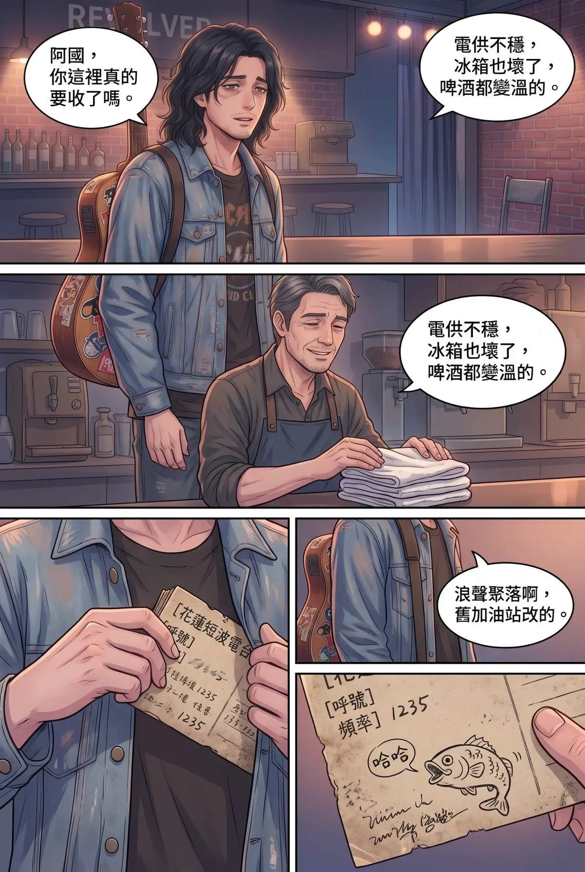 《太平洋公路：破吉他與信號槍的午後》 第 1 集　《太平洋公路：破吉他與信號槍的午後》 - 第一章：最後的走音安可 第 9 頁