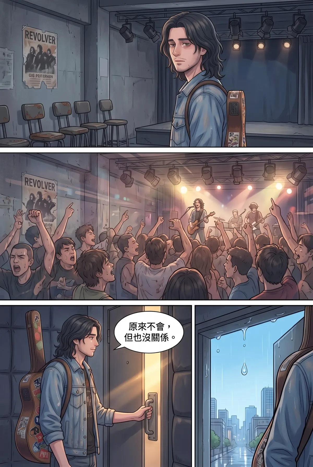 《太平洋公路：破吉他與信號槍的午後》 第 1 集　《太平洋公路：破吉他與信號槍的午後》 - 第一章：最後的走音安可 第 14 頁