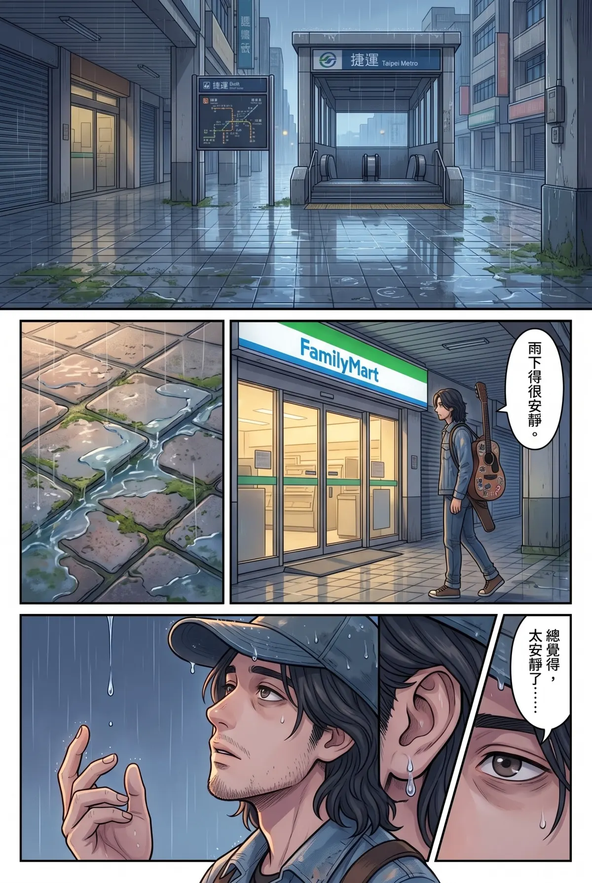 《太平洋公路：破吉他與信號槍的午後》 第 1 集　《太平洋公路：破吉他與信號槍的午後》 - 第一章：最後的走音安可 第 2 頁