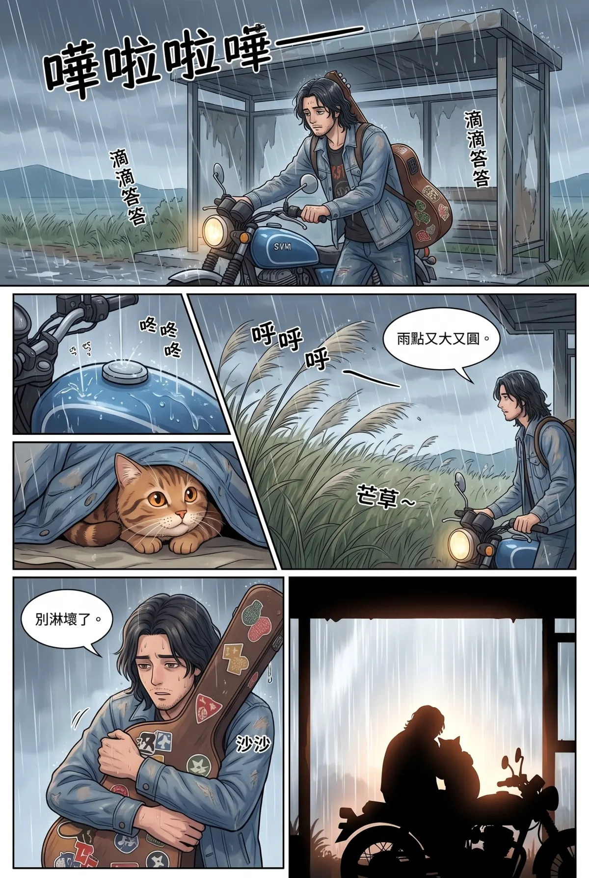 《太平洋公路：破吉他與信號槍的午後》 第 2 集　《太平洋公路：破吉他與信號槍的午後》 - 第二章：舊加油站的咖啡香 第 5 頁