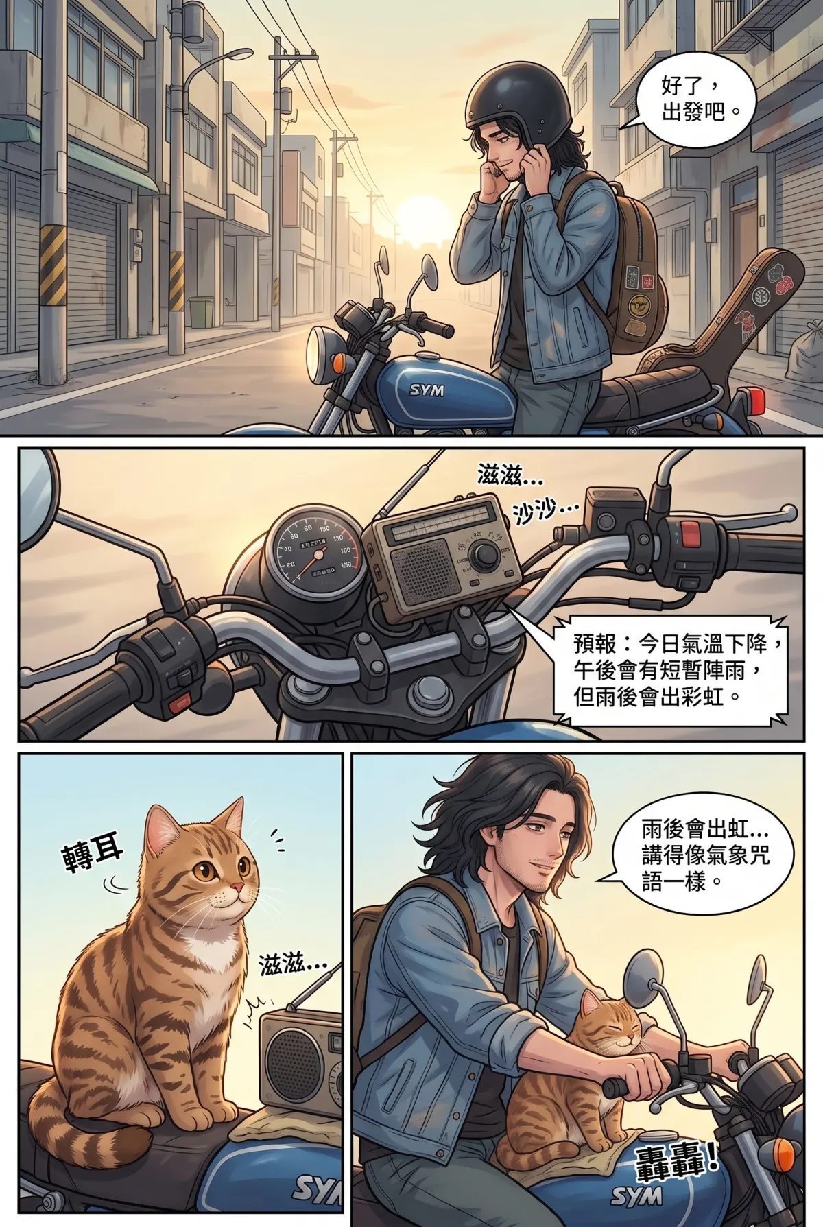 《太平洋公路：破吉他與信號槍的午後》 第 2 集　《太平洋公路：破吉他與信號槍的午後》 - 第二章：舊加油站的咖啡香 第 3 頁