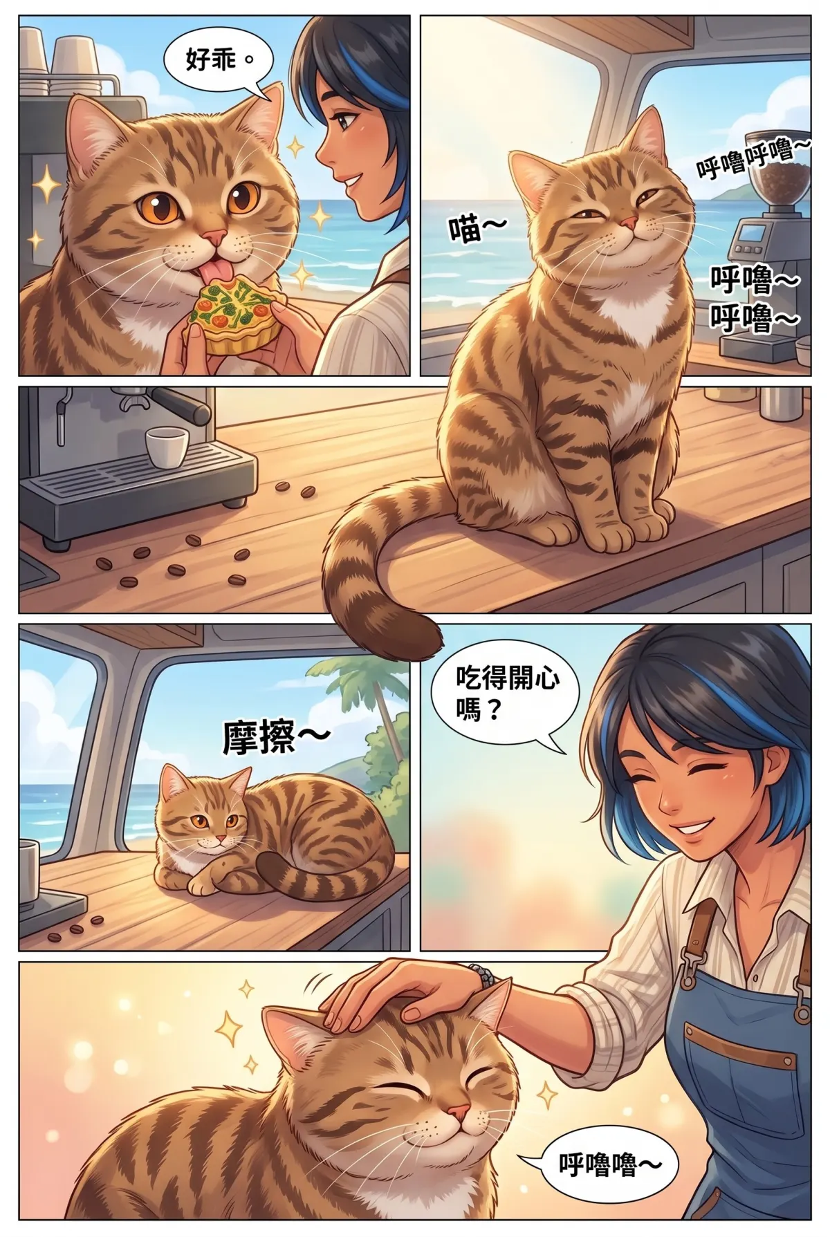 《太平洋公路：破吉他與信號槍的午後》 第 2 集　《太平洋公路：破吉他與信號槍的午後》 - 第二章：舊加油站的咖啡香 第 14 頁