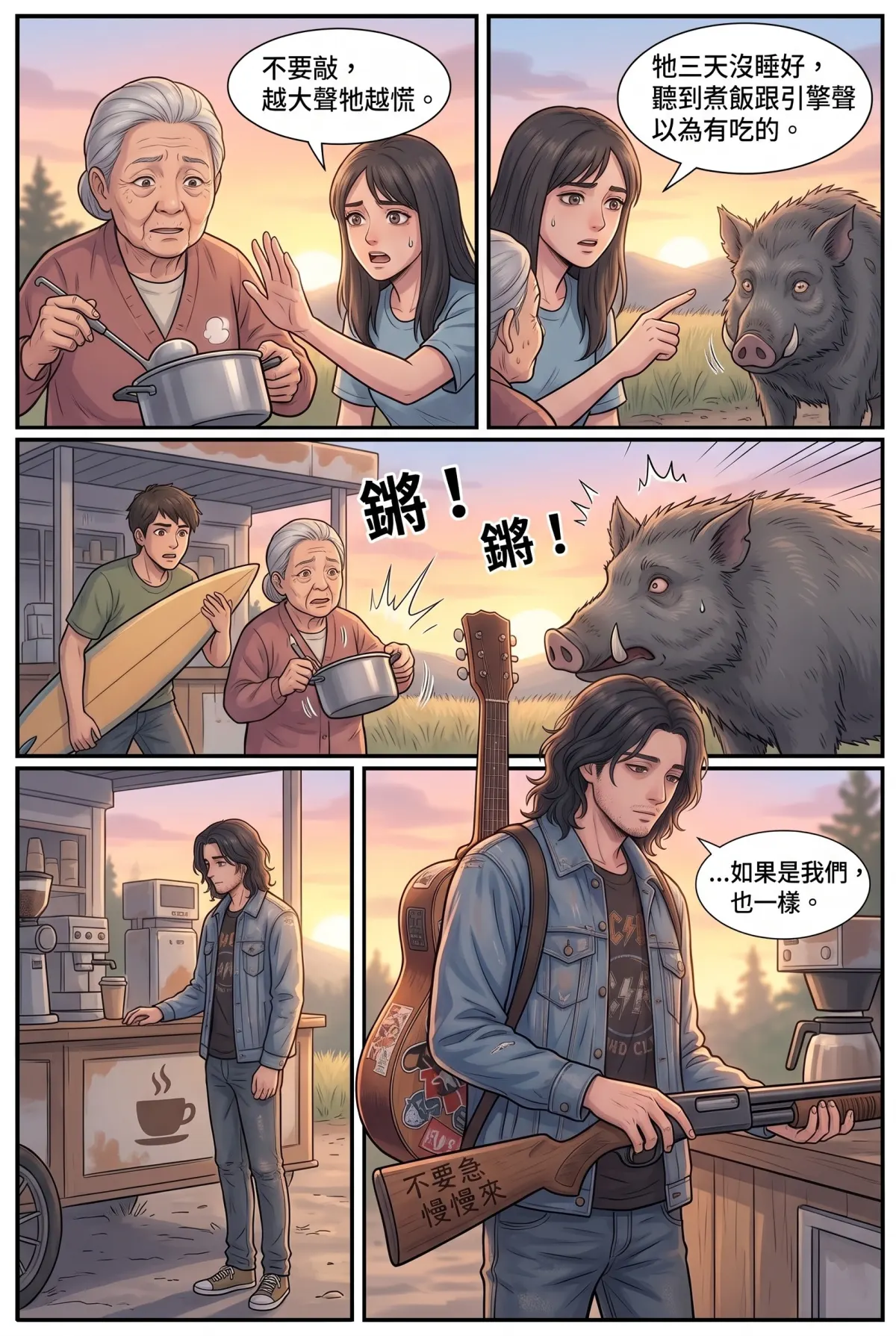 《太平洋公路：破吉他與信號槍的午後》 第 3 集　《太平洋公路：破吉他與信號槍的午後》 - 第三章：黃昏時分牠們來了 第 11 頁