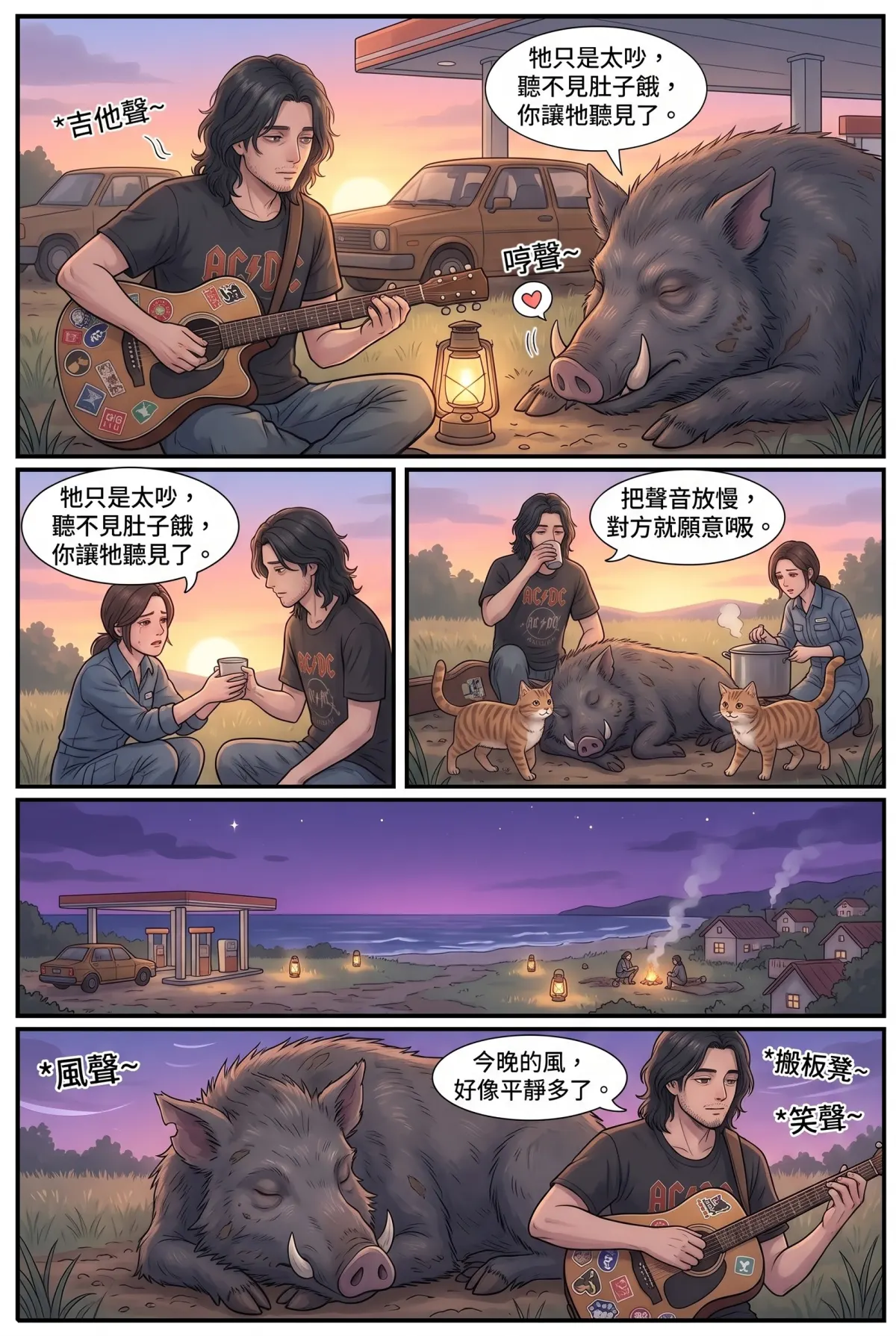 《太平洋公路：破吉他與信號槍的午後》 第 3 集　《太平洋公路：破吉他與信號槍的午後》 - 第三章：黃昏時分牠們來了 第 18 頁