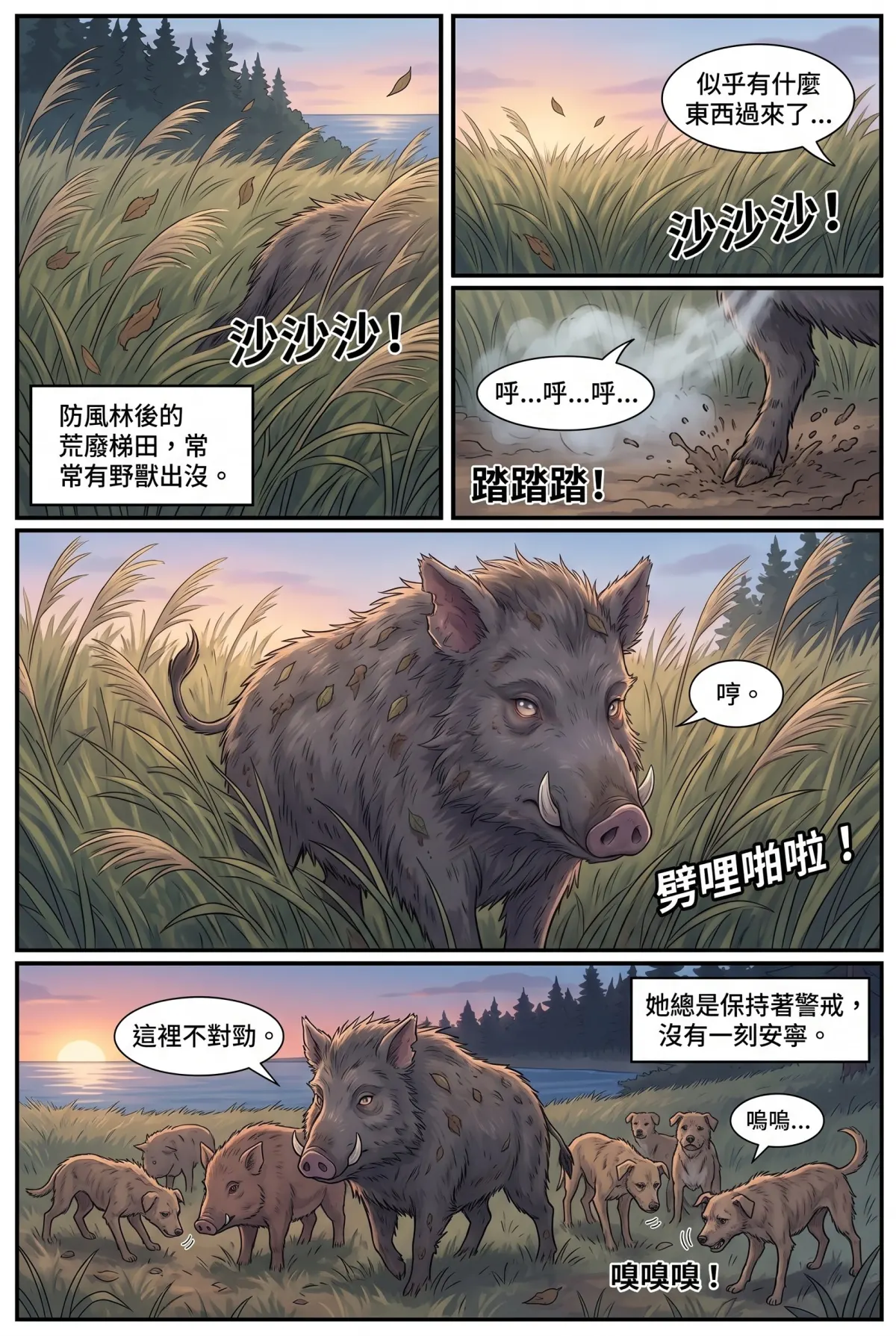 《太平洋公路：破吉他與信號槍的午後》 第 3 集　《太平洋公路：破吉他與信號槍的午後》 - 第三章：黃昏時分牠們來了 第 7 頁