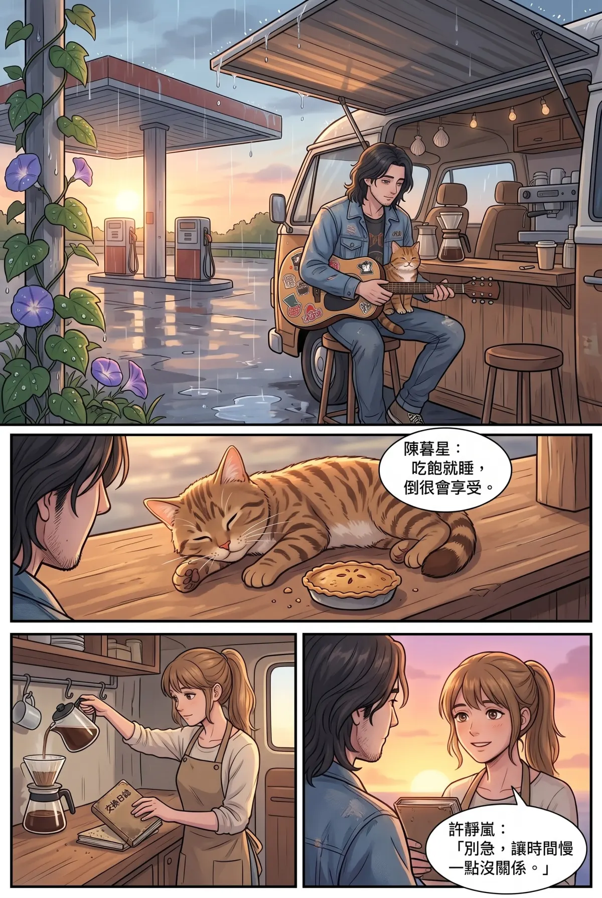 《太平洋公路：破吉他與信號槍的午後》 第 3 集　《太平洋公路：破吉他與信號槍的午後》 - 第三章：黃昏時分牠們來了 第 2 頁