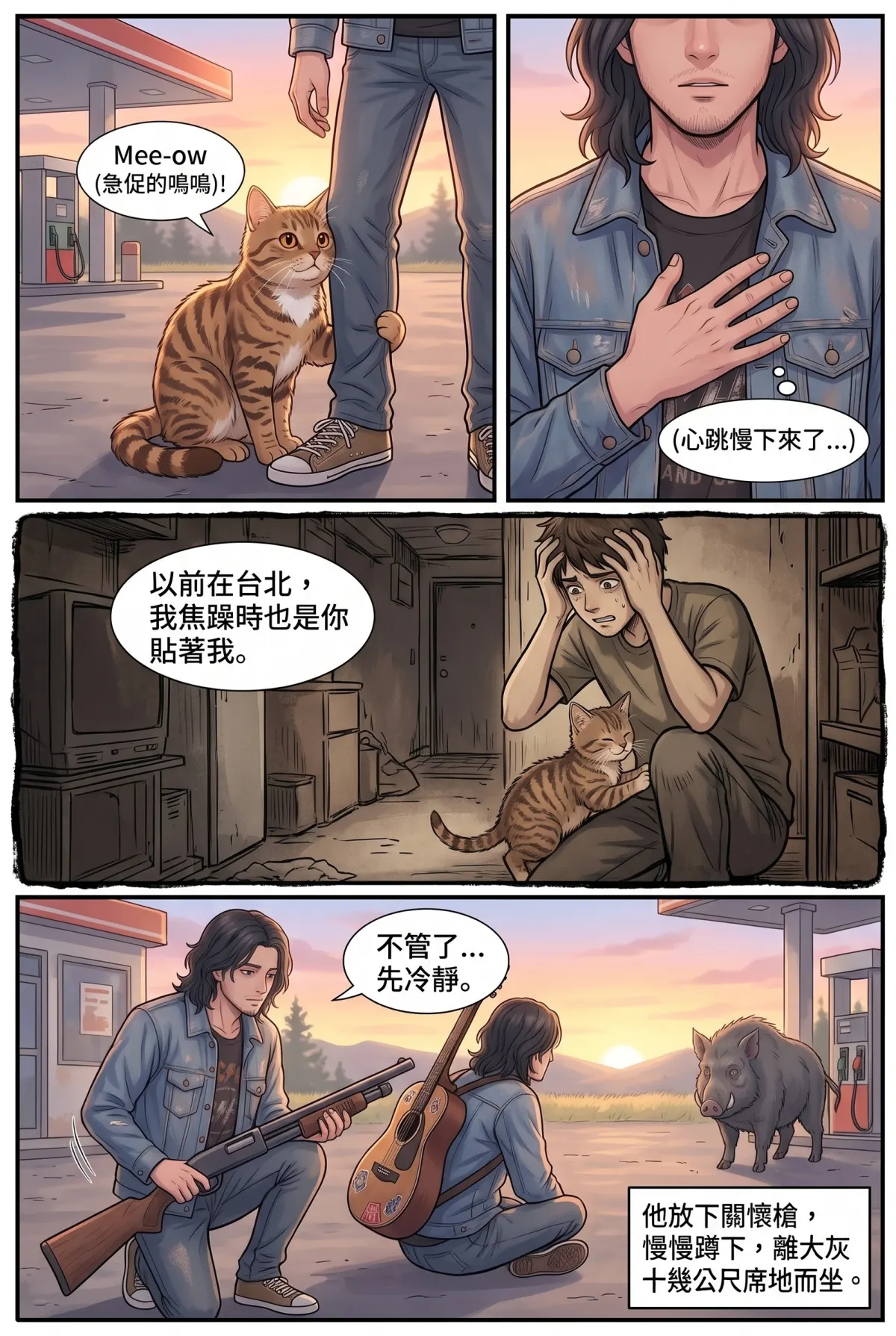 《太平洋公路：破吉他與信號槍的午後》 第 3 集　《太平洋公路：破吉他與信號槍的午後》 - 第三章：黃昏時分牠們來了 第 12 頁