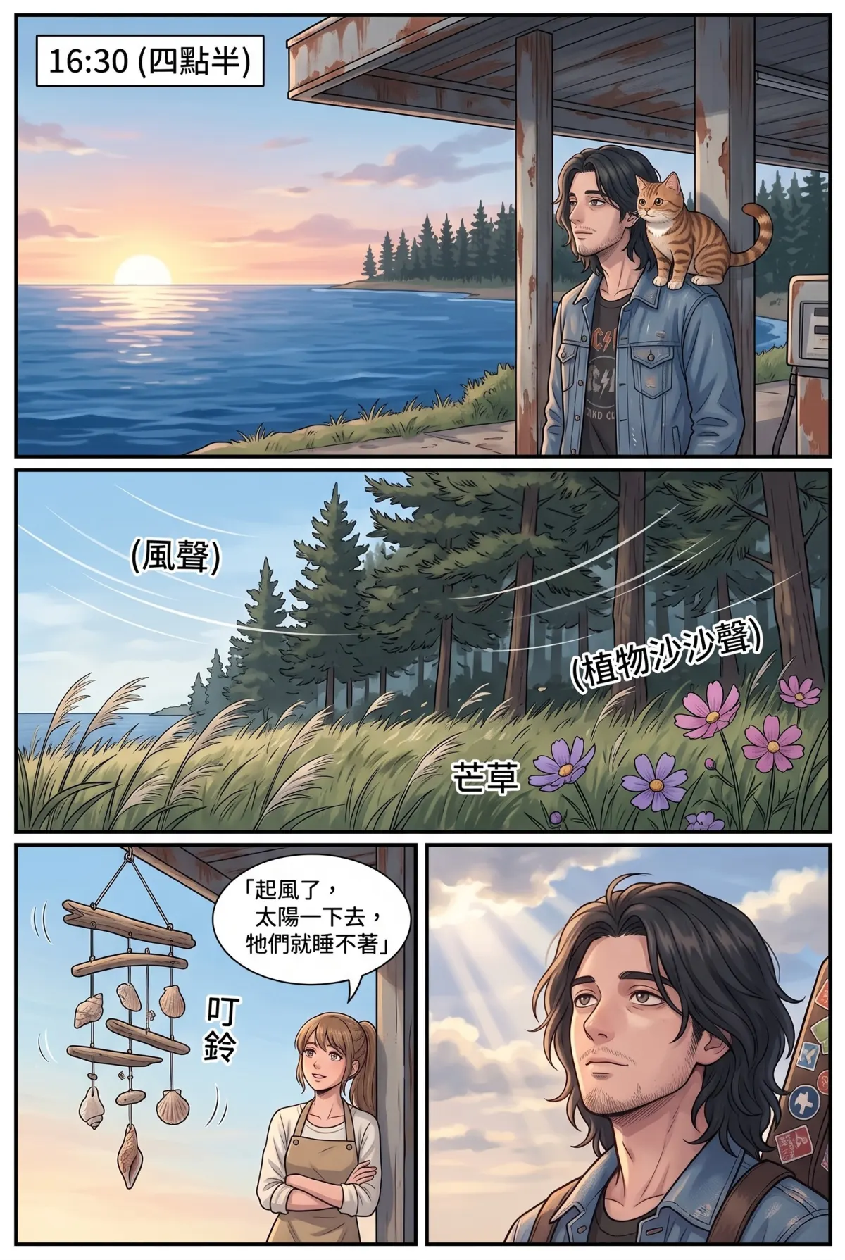 《太平洋公路：破吉他與信號槍的午後》 第 3 集　《太平洋公路：破吉他與信號槍的午後》 - 第三章：黃昏時分牠們來了 第 4 頁
