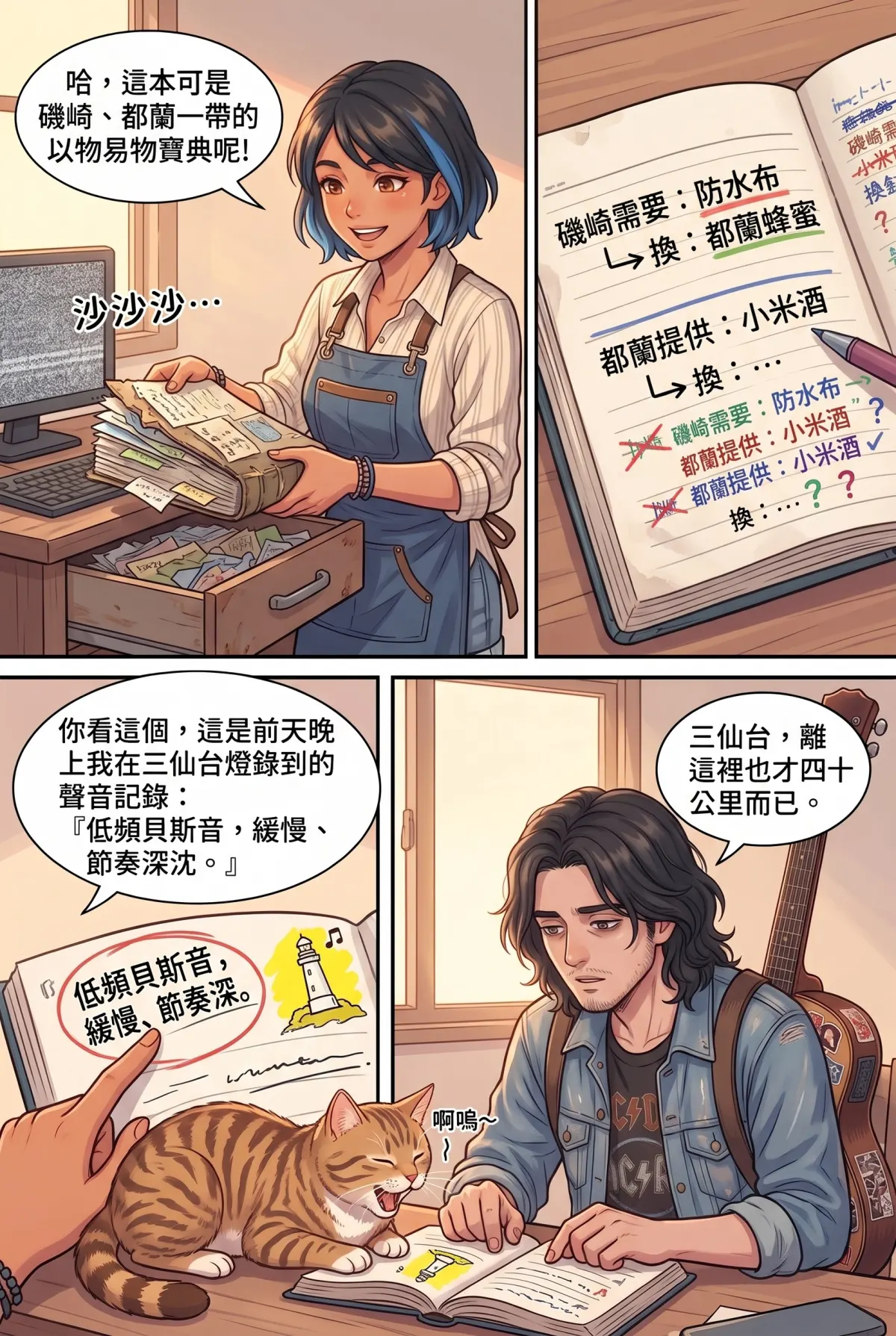 《太平洋公路：破吉他與信號槍的午後》 第 4 集　《太平洋公路：破吉他與信號槍的午後》 - 第四章：廢棄小學的未寄信 第 14 頁