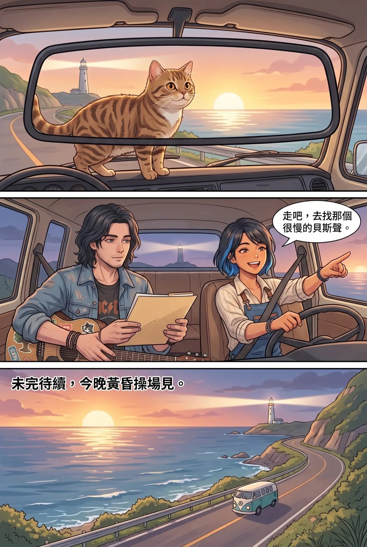 《太平洋公路：破吉他與信號槍的午後》 第 4 集　《太平洋公路：破吉他與信號槍的午後》 - 第四章：廢棄小學的未寄信 第 18 頁