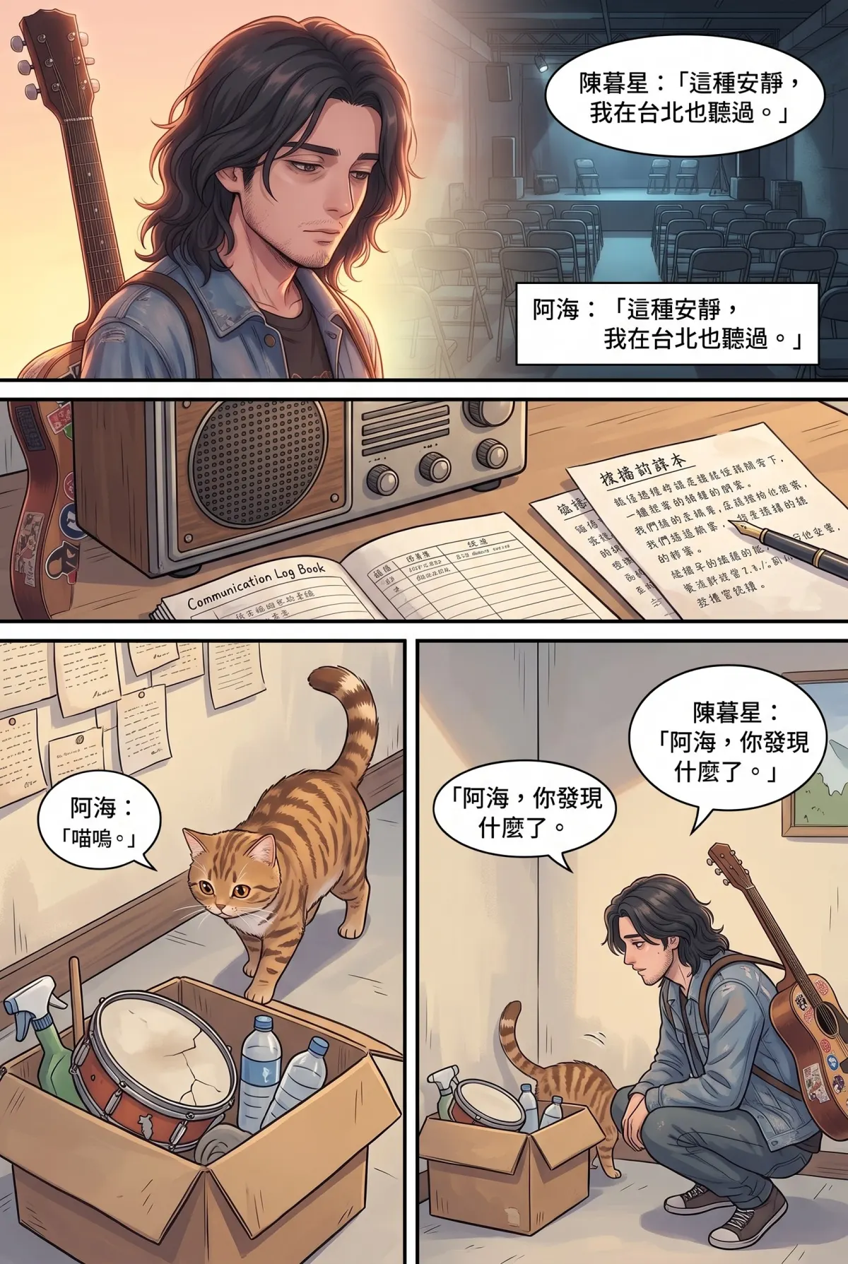 《太平洋公路：破吉他與信號槍的午後》 第 4 集　《太平洋公路：破吉他與信號槍的午後》 - 第四章：廢棄小學的未寄信 第 8 頁