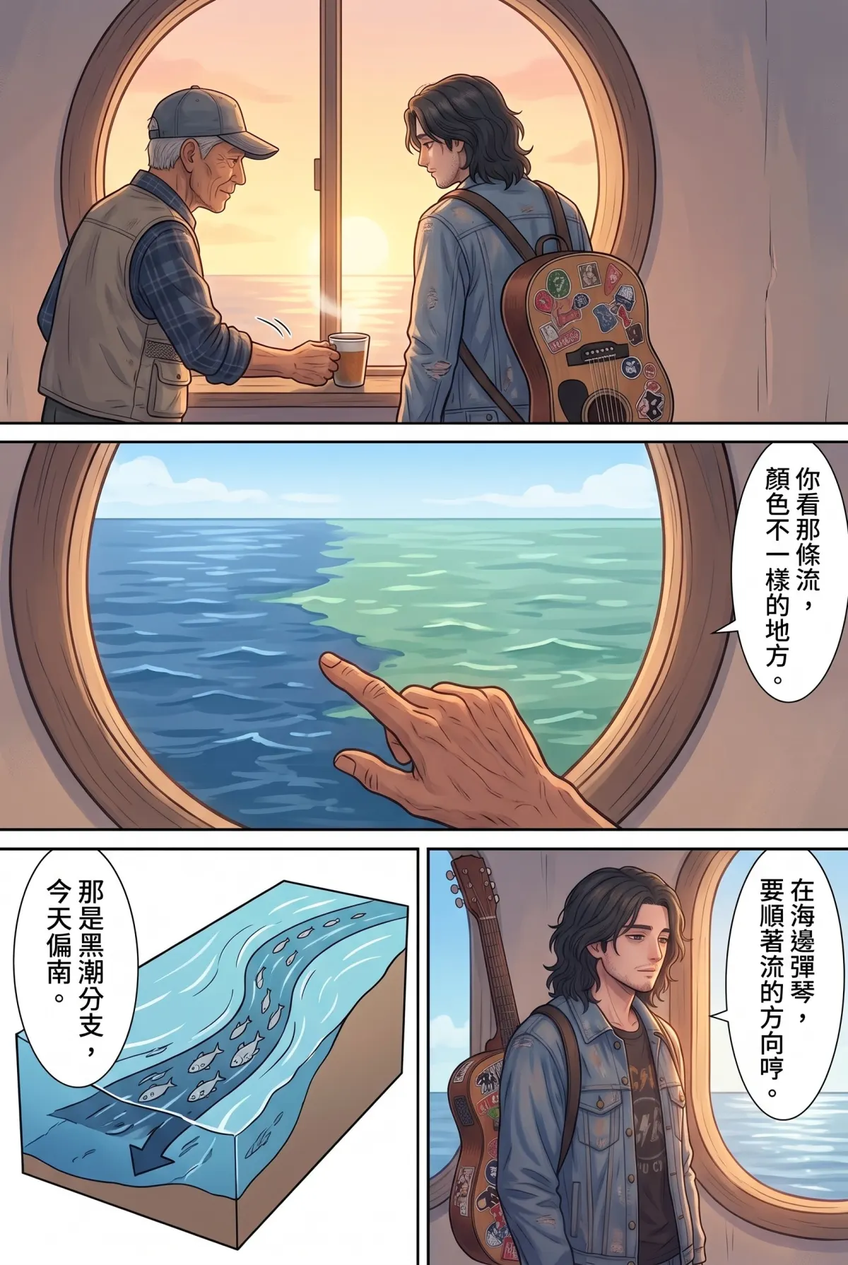 《太平洋公路：破吉他與信號槍的午後》 第 5 集　《太平洋公路：破吉他與信號槍的午後》 - 第五章：燈塔守護人的茶 第 15 頁