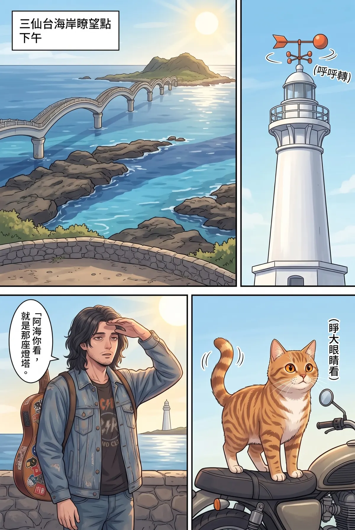 《太平洋公路：破吉他與信號槍的午後》 第 5 集　《太平洋公路：破吉他與信號槍的午後》 - 第五章：燈塔守護人的茶 第 7 頁