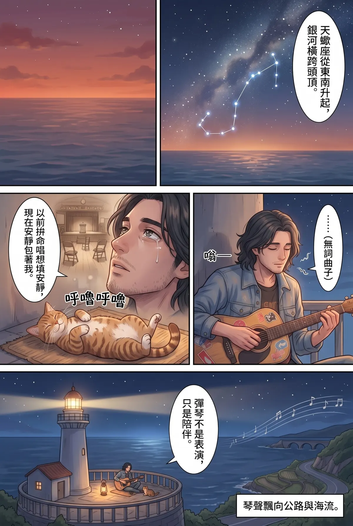 《太平洋公路：破吉他與信號槍的午後》 第 5 集　《太平洋公路：破吉他與信號槍的午後》 - 第五章：燈塔守護人的茶 第 18 頁