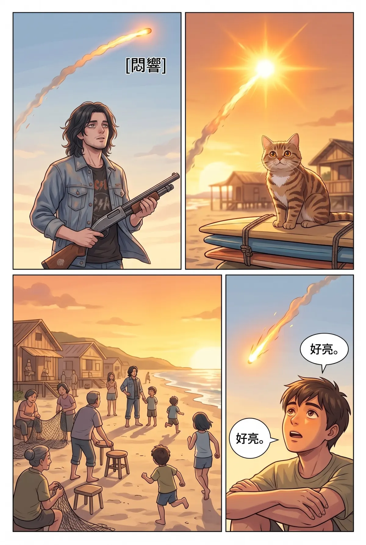 《太平洋公路：破吉他與信號槍的午後》 第 6 集　《太平洋公路：破吉他與信號槍的午後》 - 第六章：不敢追浪的少年 第 14 頁