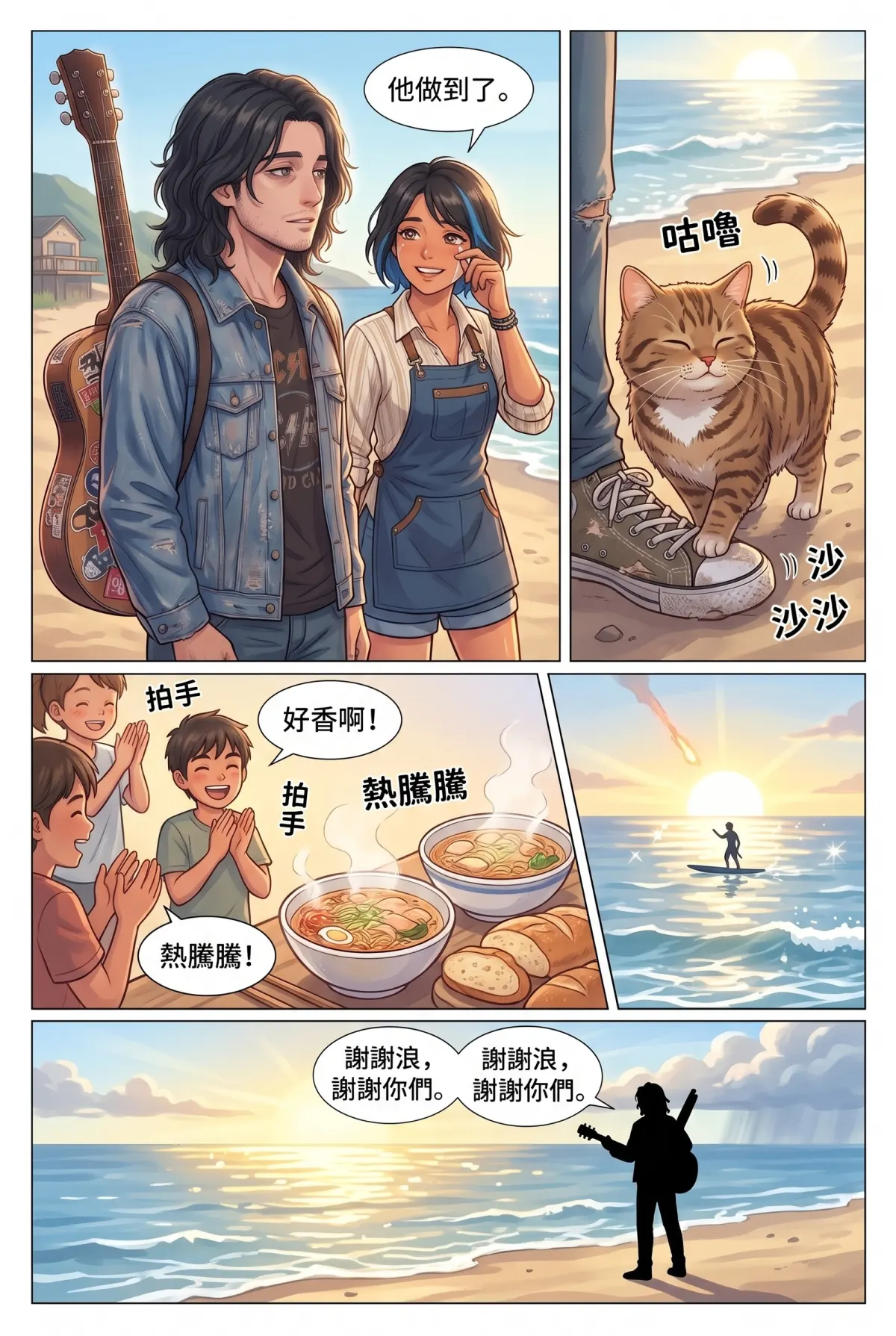 《太平洋公路：破吉他與信號槍的午後》 第 6 集　《太平洋公路：破吉他與信號槍的午後》 - 第六章：不敢追浪的少年 第 18 頁
