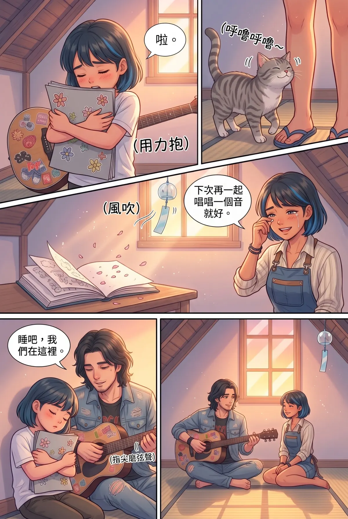 《太平洋公路：破吉他與信號槍的午後》 第 7 集　《太平洋公路：破吉他與信號槍的午後》 - 第七章：失語小女孩的歌 第 17 頁