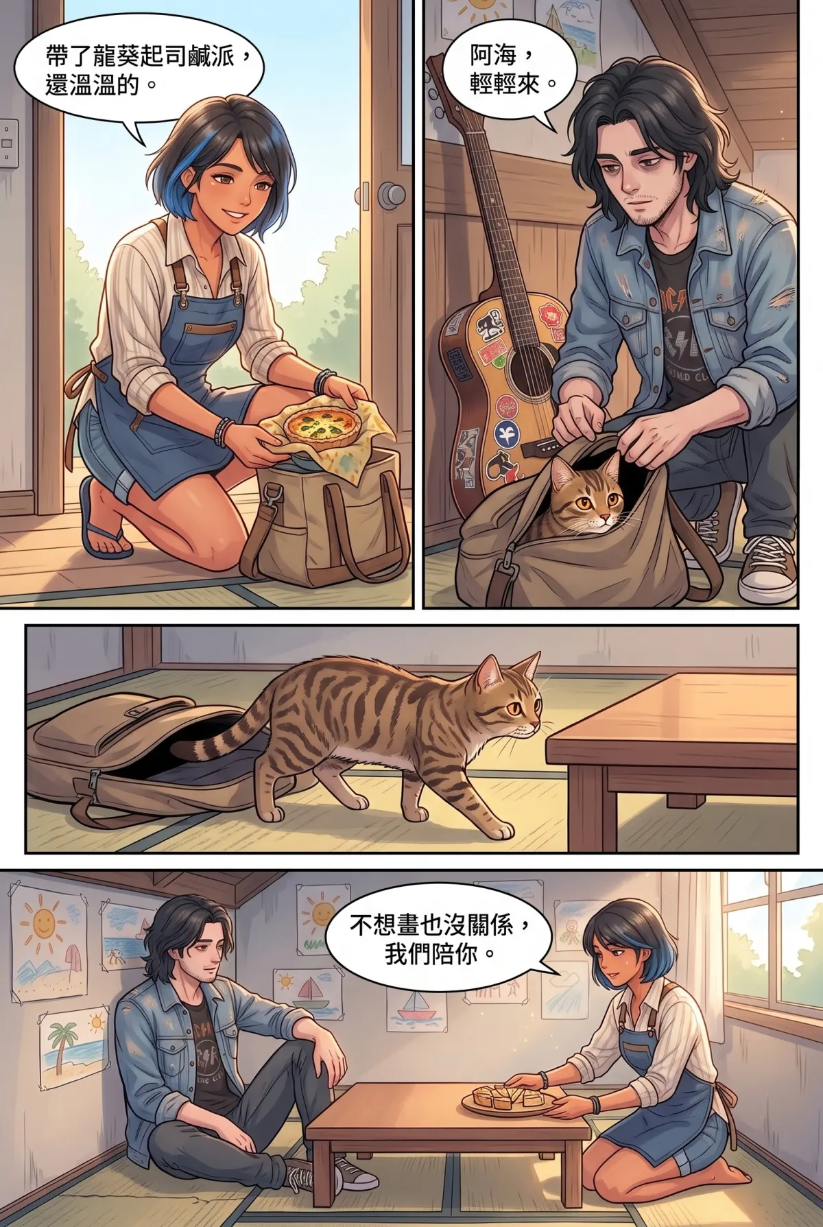 《太平洋公路：破吉他與信號槍的午後》 第 7 集　《太平洋公路：破吉他與信號槍的午後》 - 第七章：失語小女孩的歌 第 6 頁