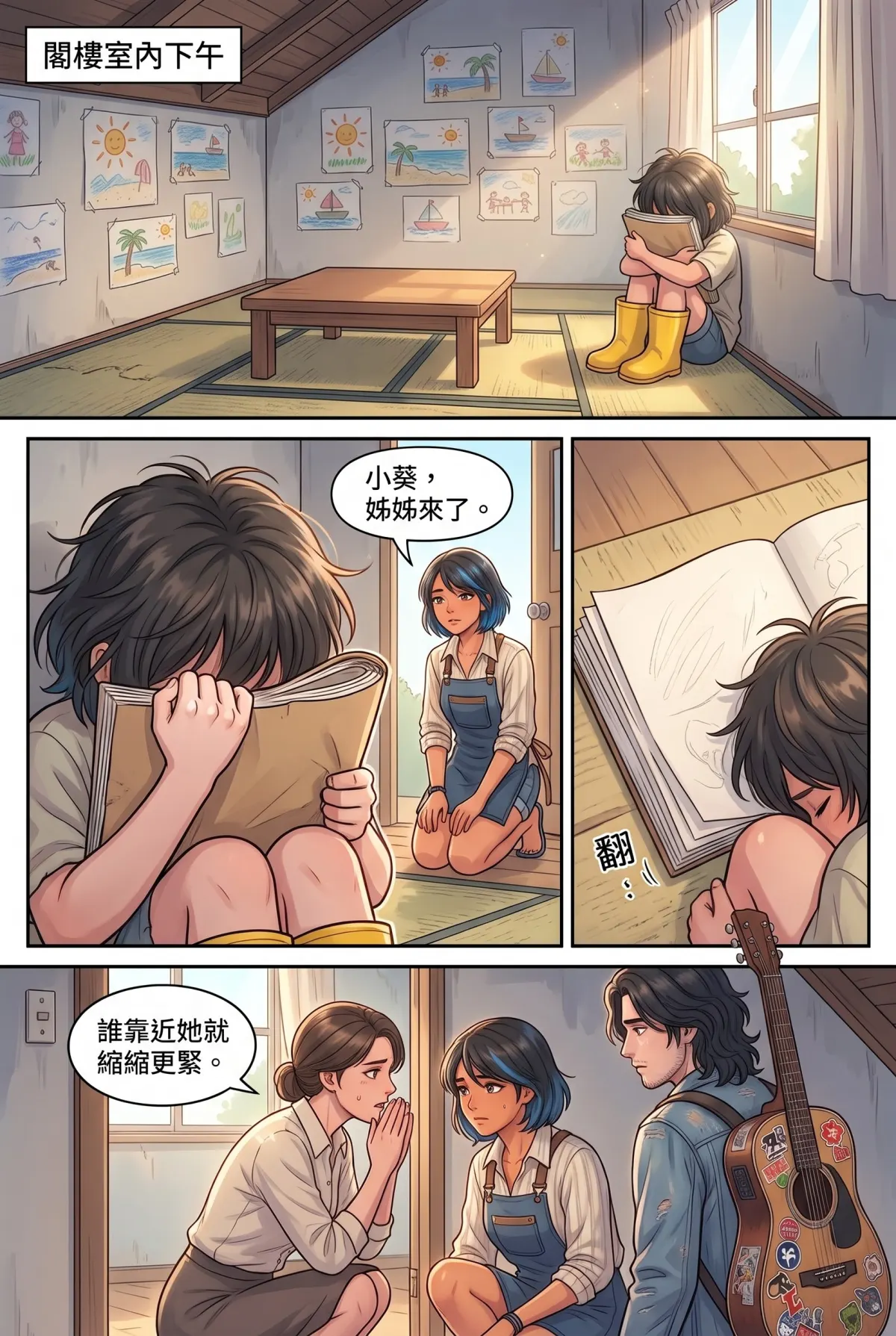 《太平洋公路：破吉他與信號槍的午後》 第 7 集　《太平洋公路：破吉他與信號槍的午後》 - 第七章：失語小女孩的歌 第 5 頁