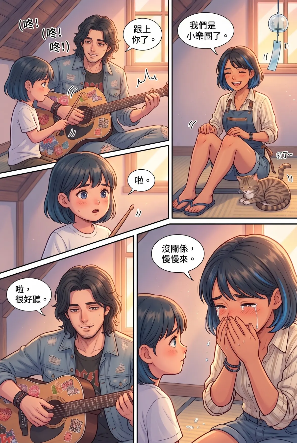 《太平洋公路：破吉他與信號槍的午後》 第 7 集　《太平洋公路：破吉他與信號槍的午後》 - 第七章：失語小女孩的歌 第 16 頁