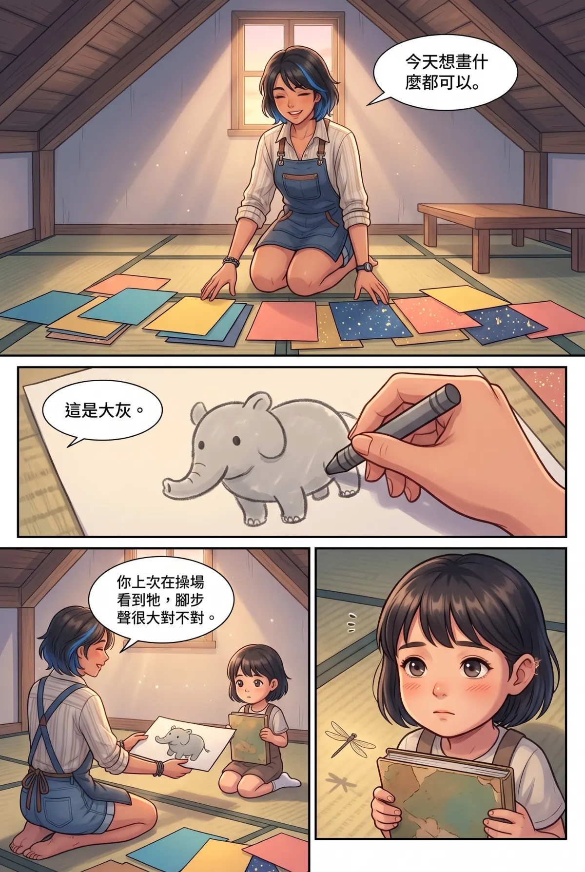 《太平洋公路：破吉他與信號槍的午後》 第 7 集　《太平洋公路：破吉他與信號槍的午後》 - 第七章：失語小女孩的歌 第 9 頁