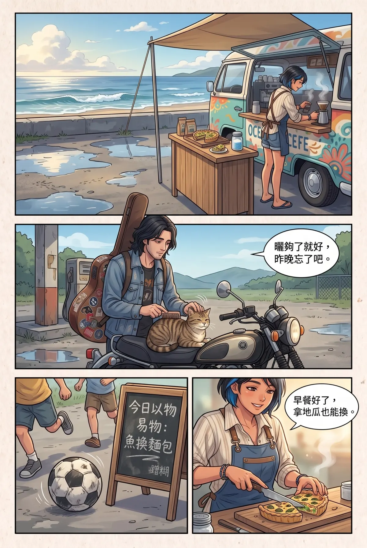 《太平洋公路：破吉他與信號槍的午後》 第 8 集　《太平洋公路：破吉他與信號槍的午後》 - 第八章：來自西部的提案 第 4 頁