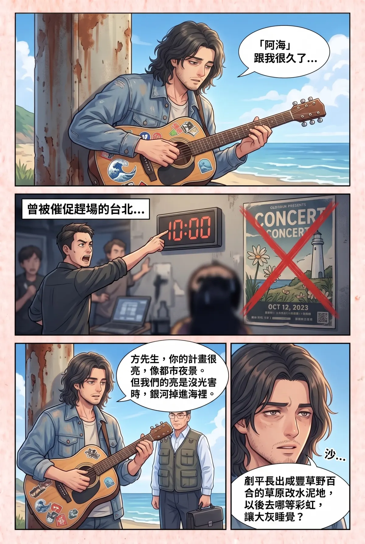 《太平洋公路：破吉他與信號槍的午後》 第 8 集　《太平洋公路：破吉他與信號槍的午後》 - 第八章：來自西部的提案 第 10 頁