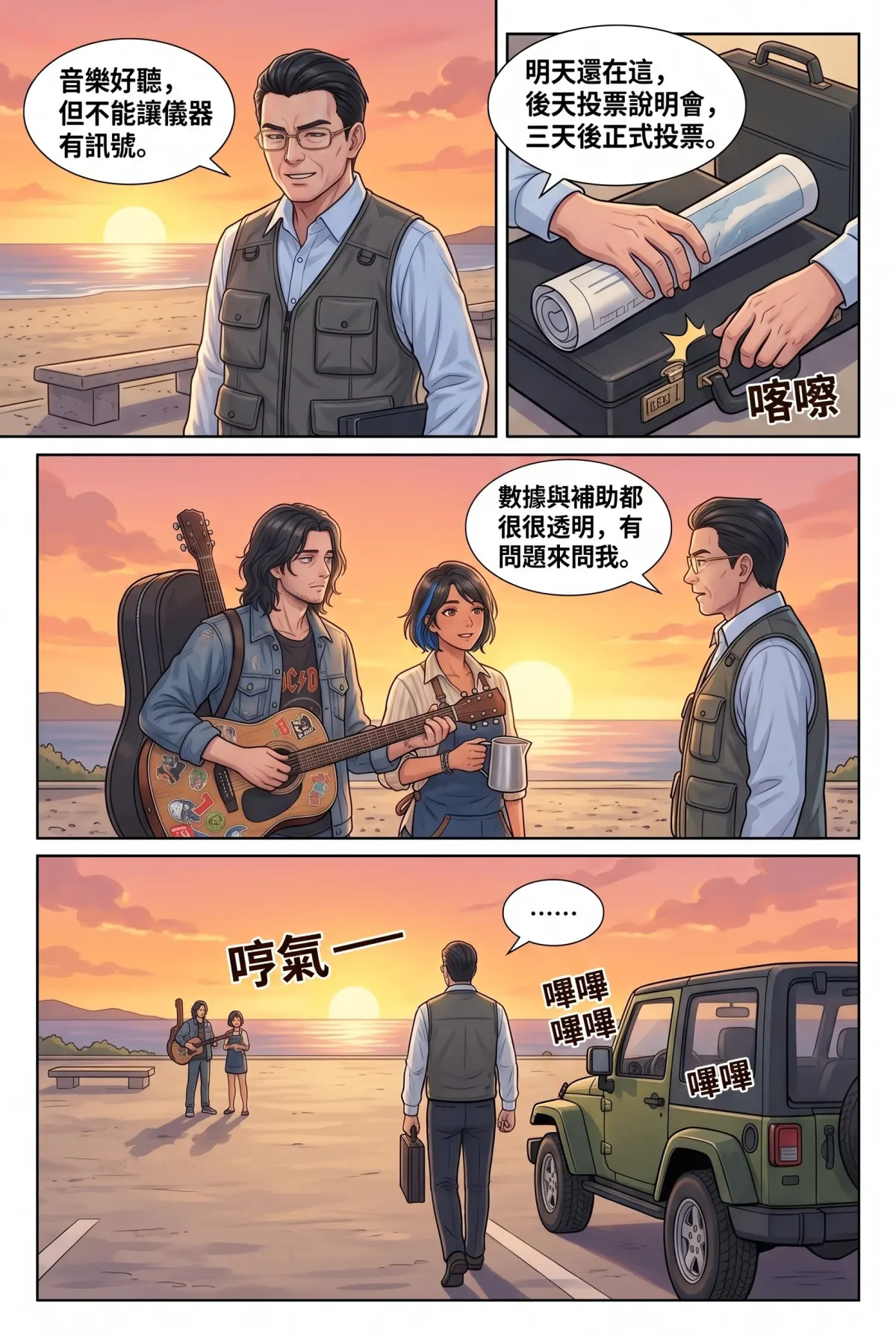 《太平洋公路：破吉他與信號槍的午後》 第 8 集　《太平洋公路：破吉他與信號槍的午後》 - 第八章：來自西部的提案 第 15 頁
