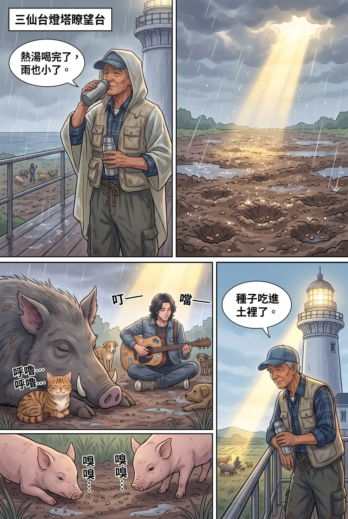 《太平洋公路：破吉他與信號槍的午後》 第 9 集　《太平洋公路：破吉他與信號槍的午後》 - 第九章：雨後的花籽彈 第 17 頁